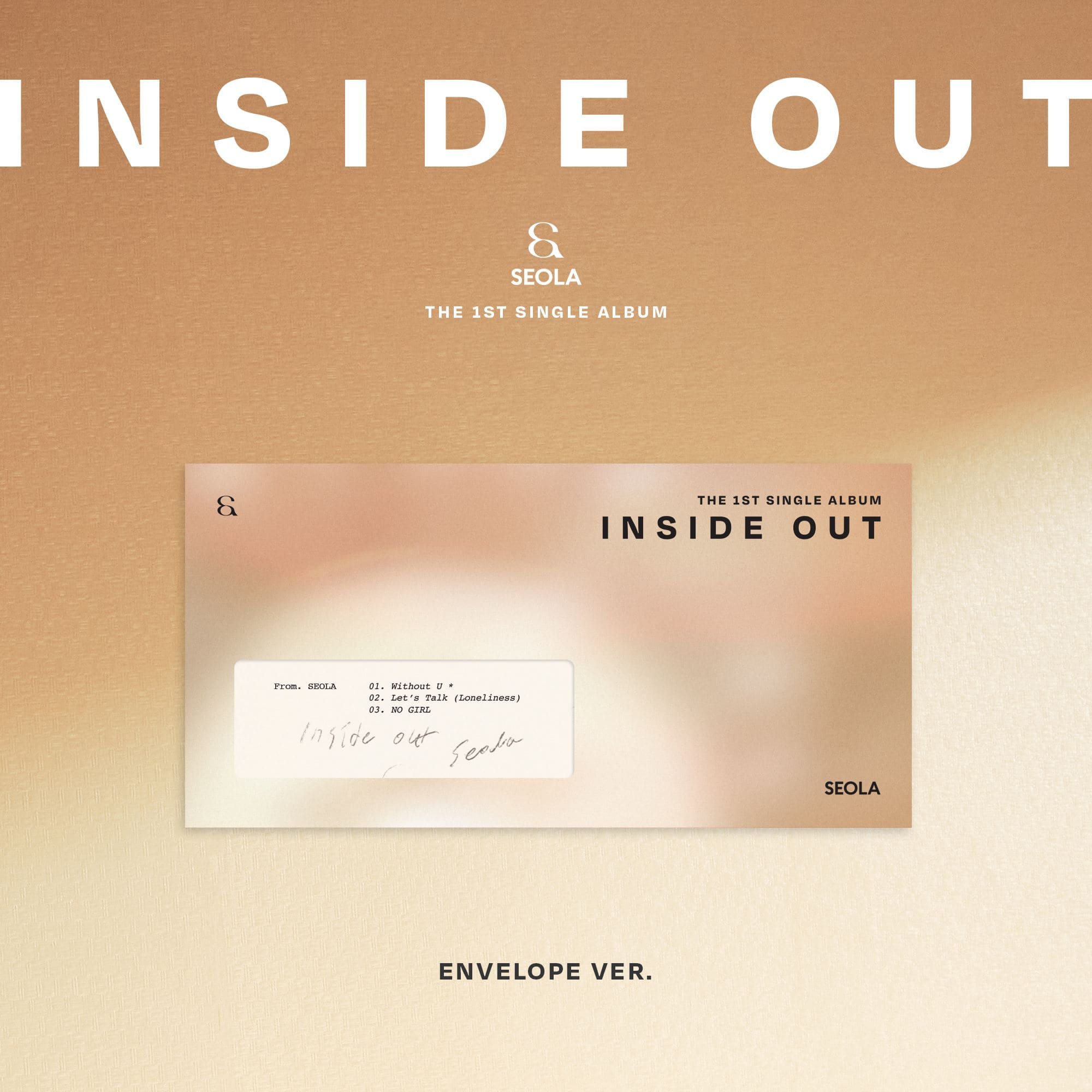 SEOLA 1st Single Album – INSIDE OUT (ENVELOPE Ver.)