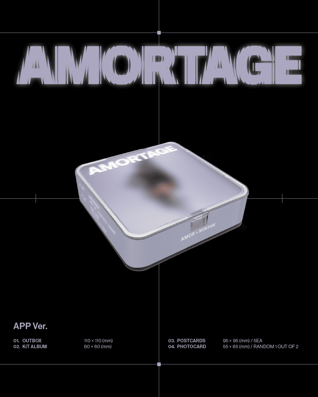 JISOO (BLACKPINK) 1st Mini Album [AMORTAGE] (APP Ver.)