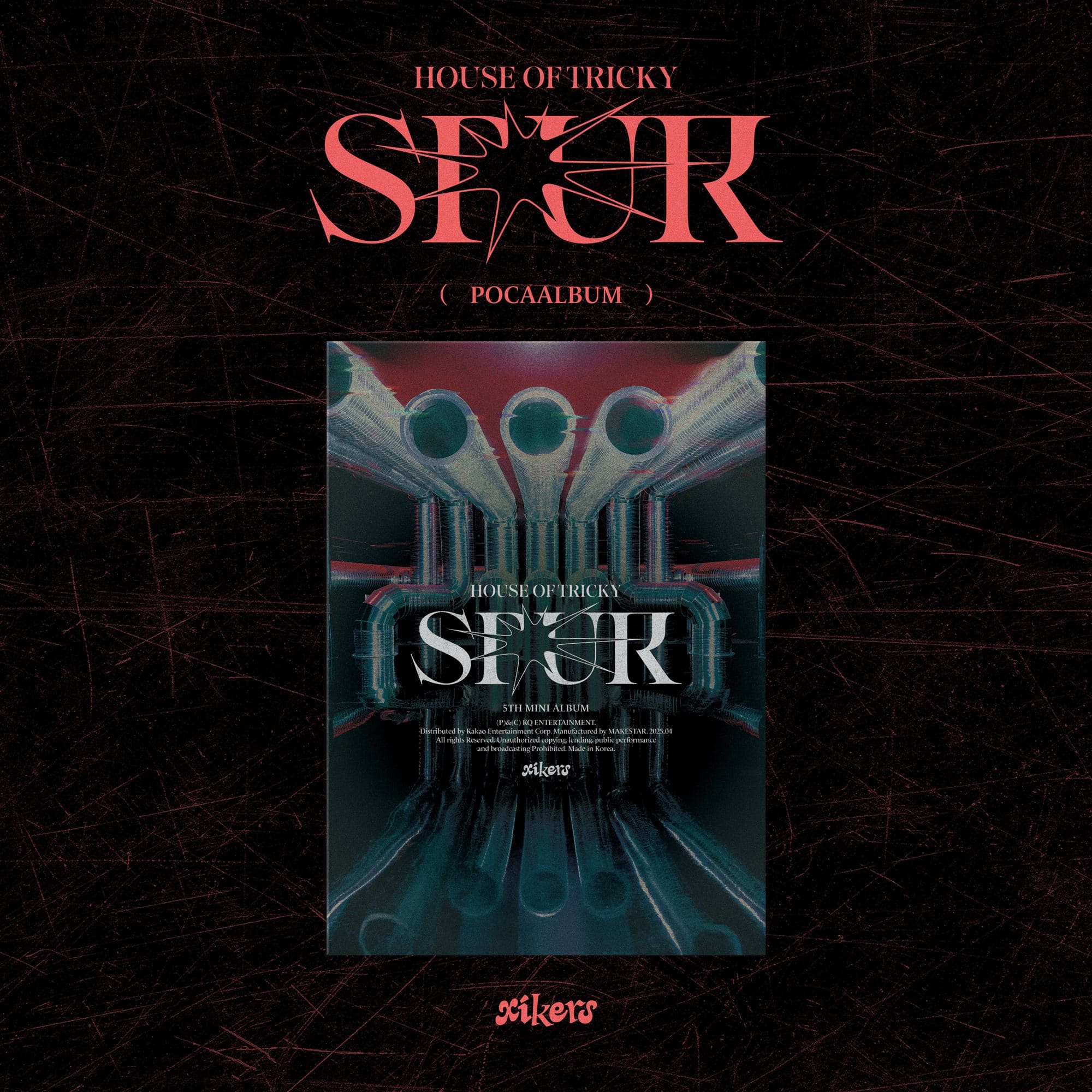 xikers 5th Mini Album [HOUSE OF TRICKY : SPUR] (POCAALBUM)