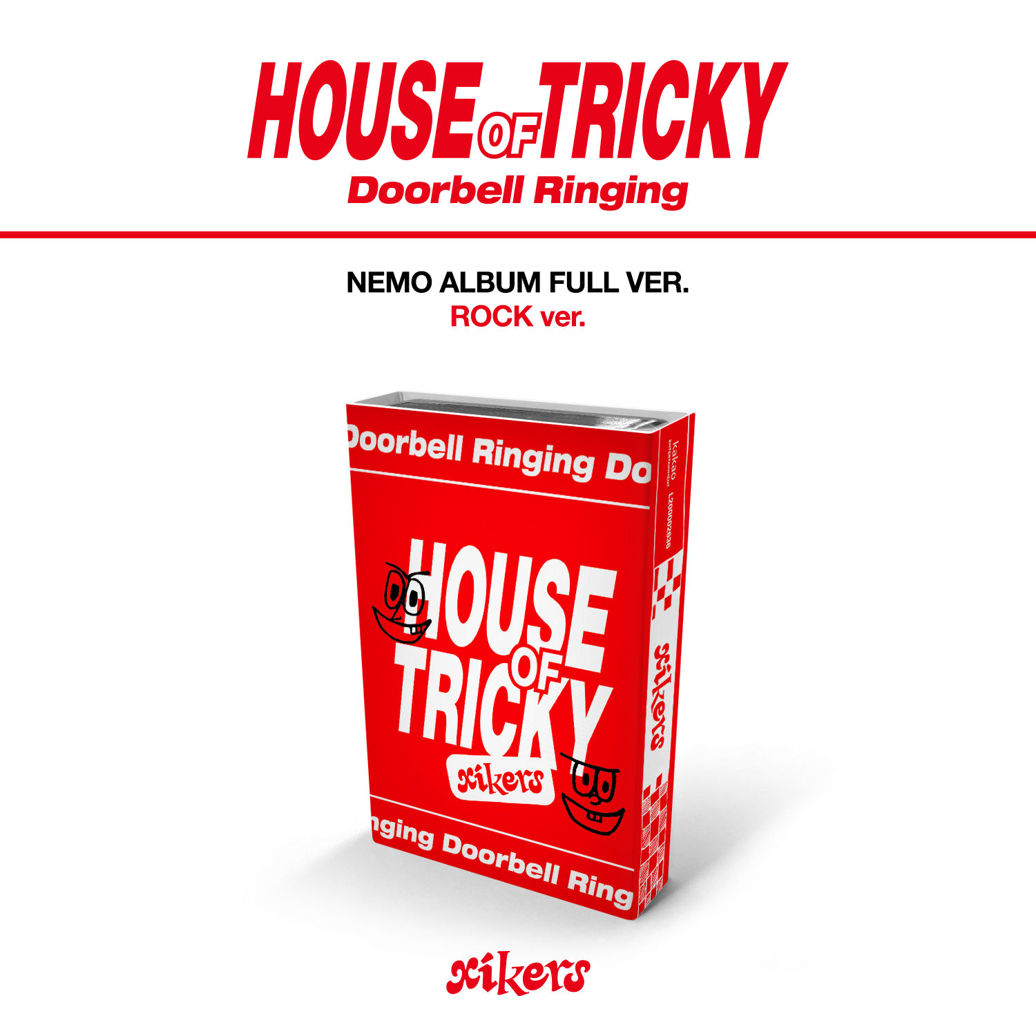 xikers 1st Mini Album [HOUSE OF TRICKY : Doorbell Ringing] (ROCK ver.) (Nemo Album ver.)