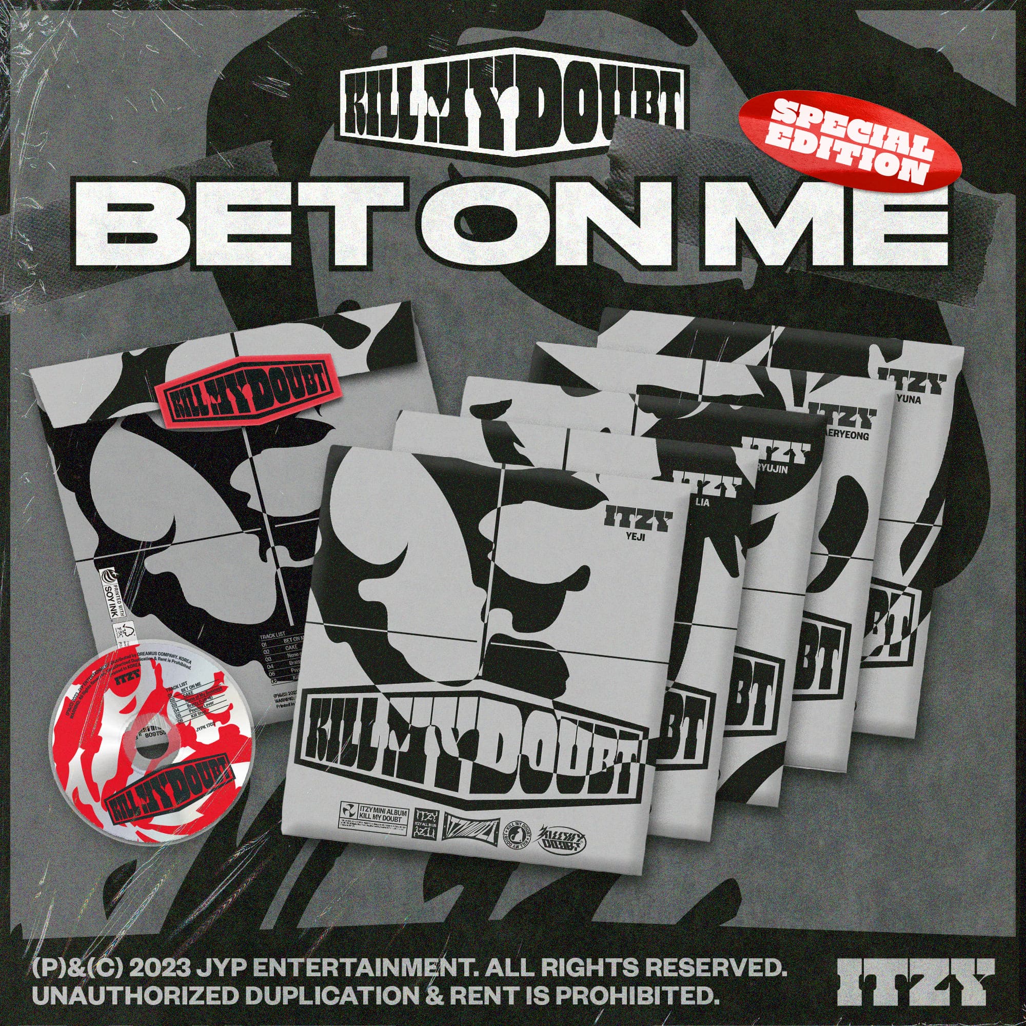 ITZY 7th Mini Album [KILL MY DOUBT] (BET ON ME Ver.)