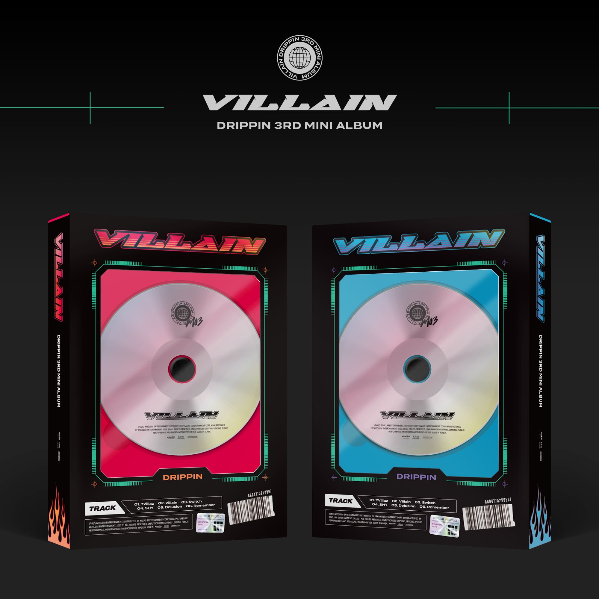 DRIPPIN 3rd Mini Album [Villain]