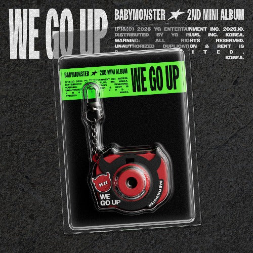 BABYMONSTER 2nd MINI ALBUM [WE GO UP] (MINI BEAM KEYRING Ver.)