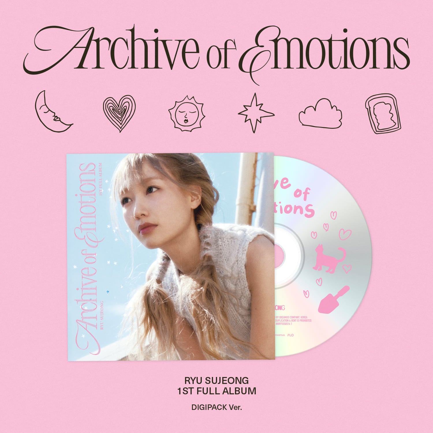 RYU SUJEONG 1st Full Album [Archive of emotions] (Digipack Ver.)