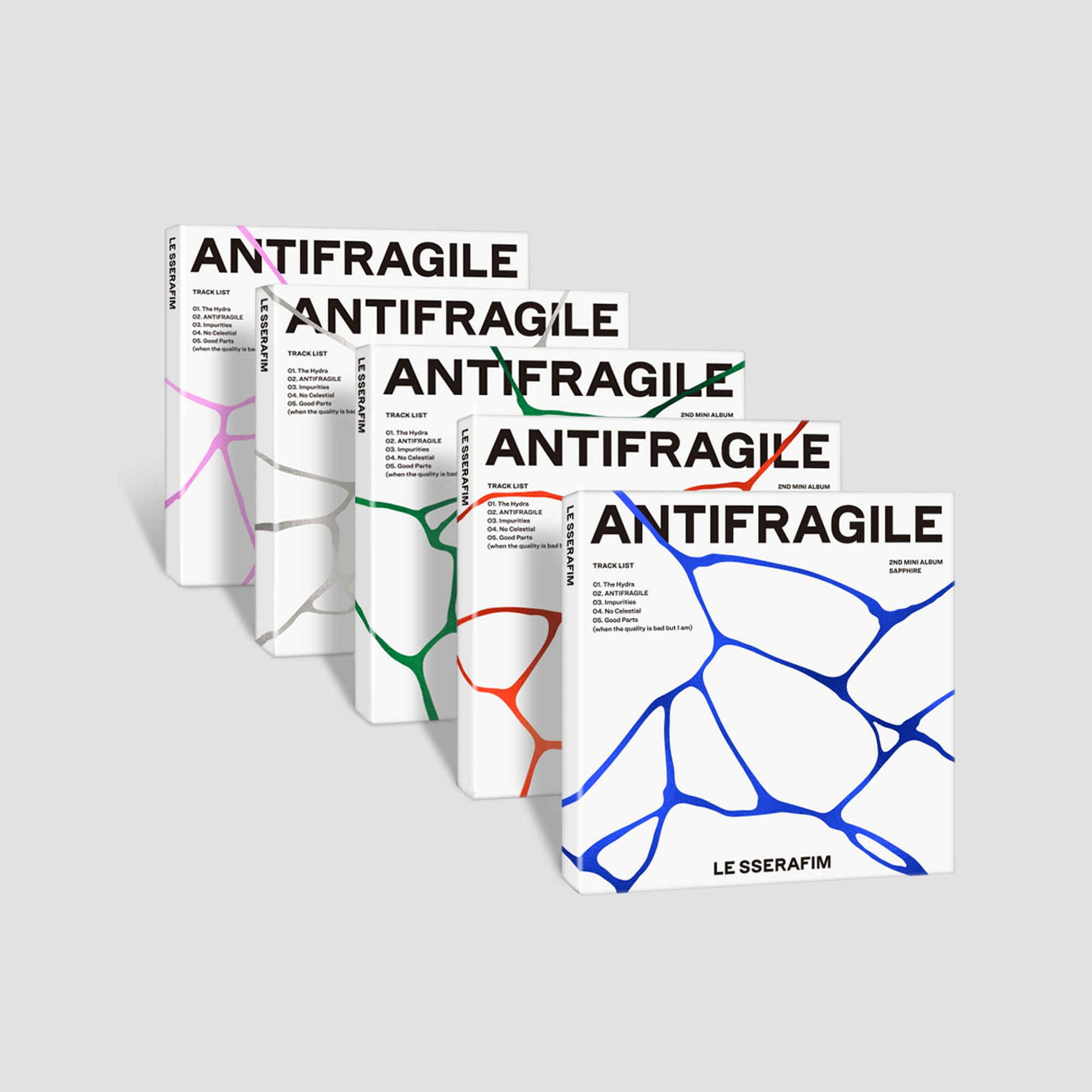 LE SSERAFIM 2nd Mini Album [ANTIFRAGILE] (COMPACT Ver.)