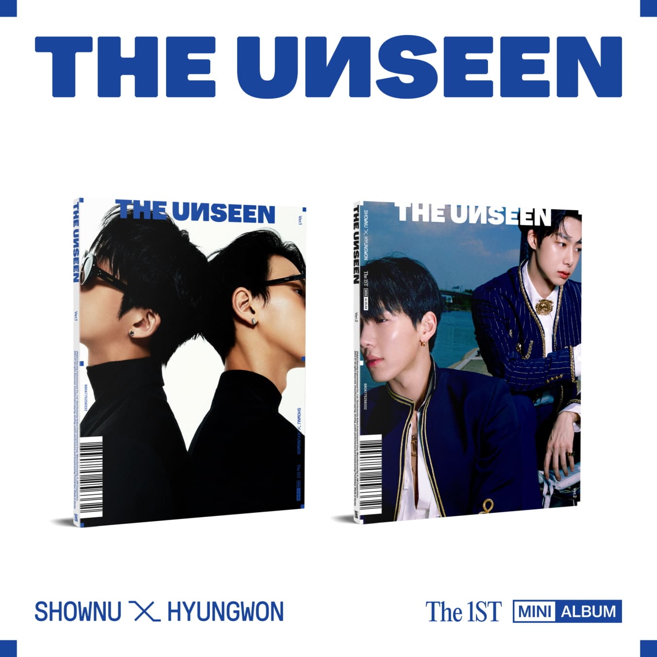 SHOWNU X HYUNGWON 1st Mini Album [THE UNSEEN]