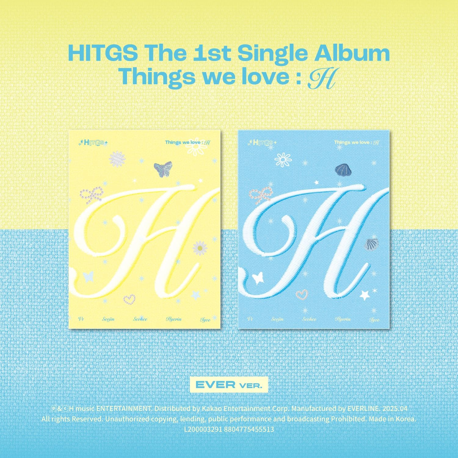 HITGS 1st Single Album [Things we love : H]