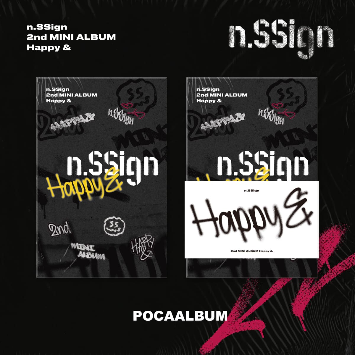 n.SSign 2nd Mini Album - Happy & POCAALBUM