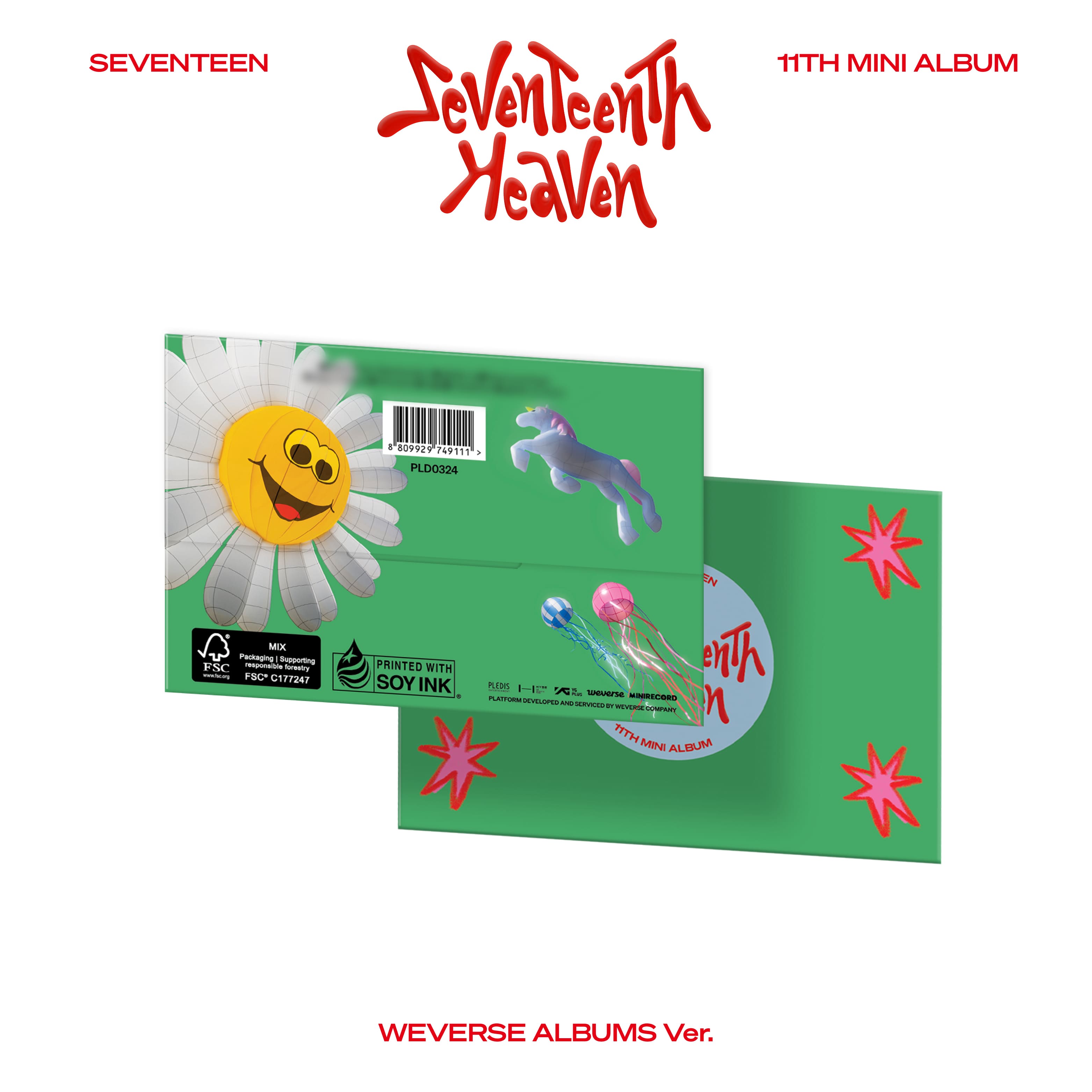SEVENTEEN 11th Mini Album [SEVENTEENTH HEAVEN] (Weverse Albums ver.)