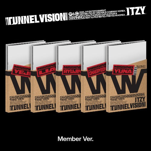 ITZY 11th Mini Album [TUNNEL VISION] (Member Ver.)