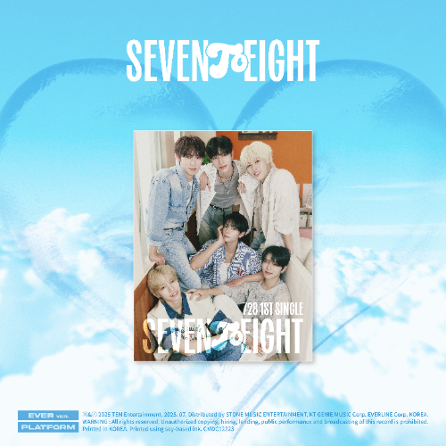 SEVENTOEIGHT 1st Single Album [SEVENTOEIGHT] (EVER Ver.)