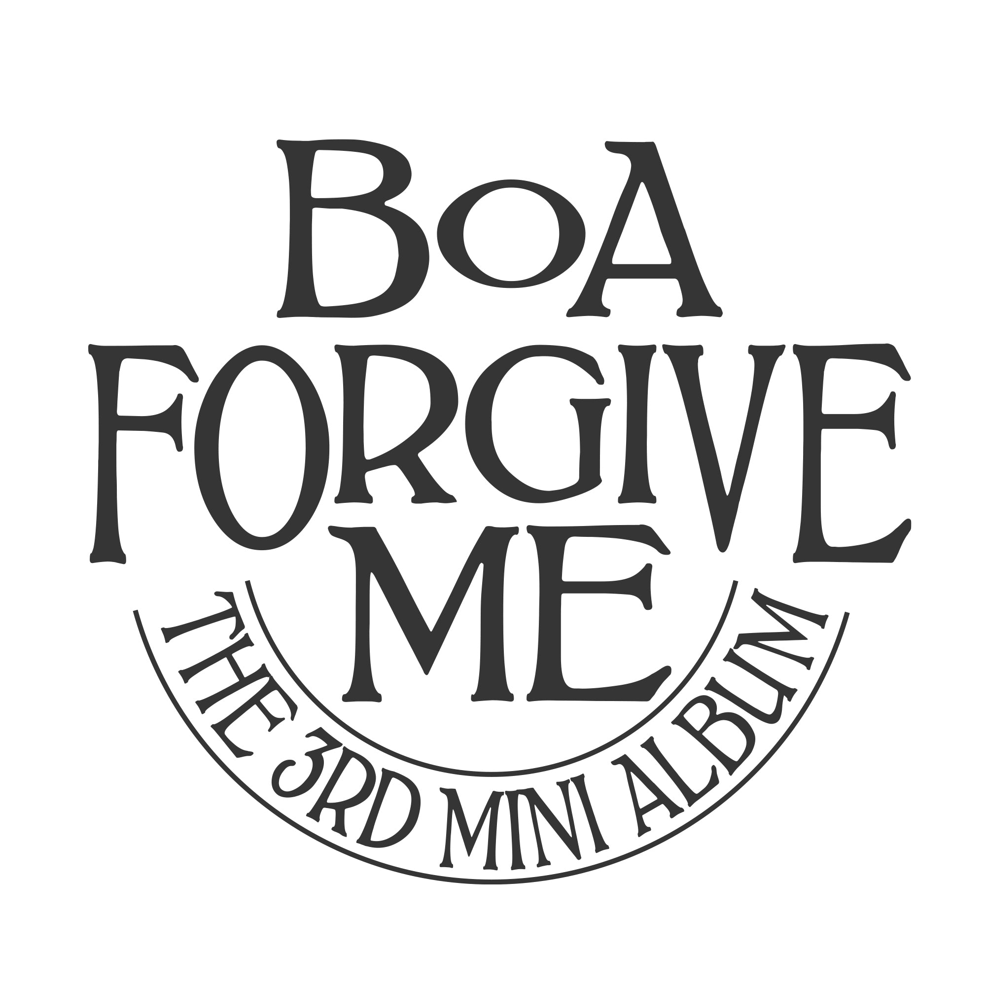 BoA 3rd Mini Album [Forgive Me] (Digipack Ver.)