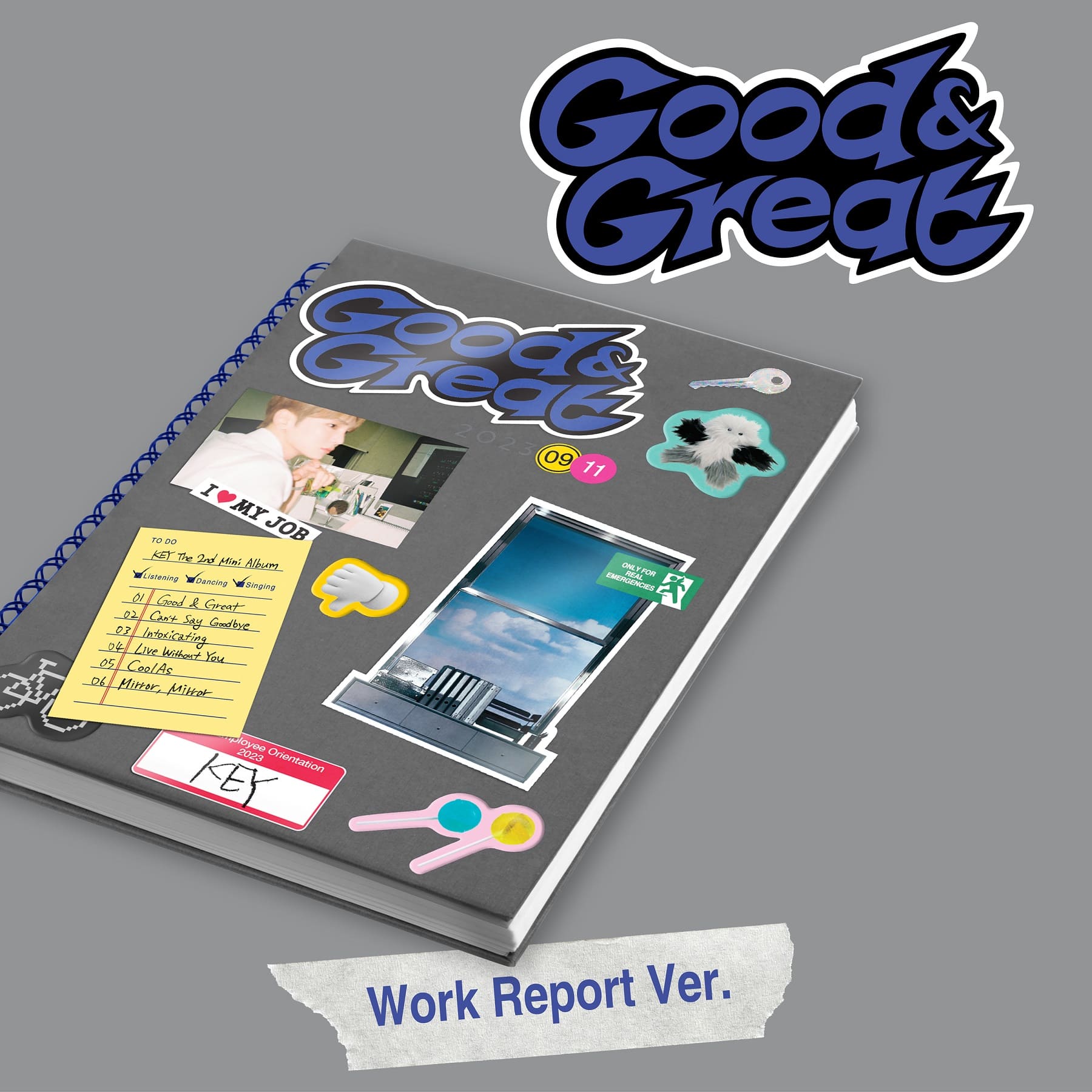 KEY 2nd Mini Album [Good & Great] (Work Report Ver.)