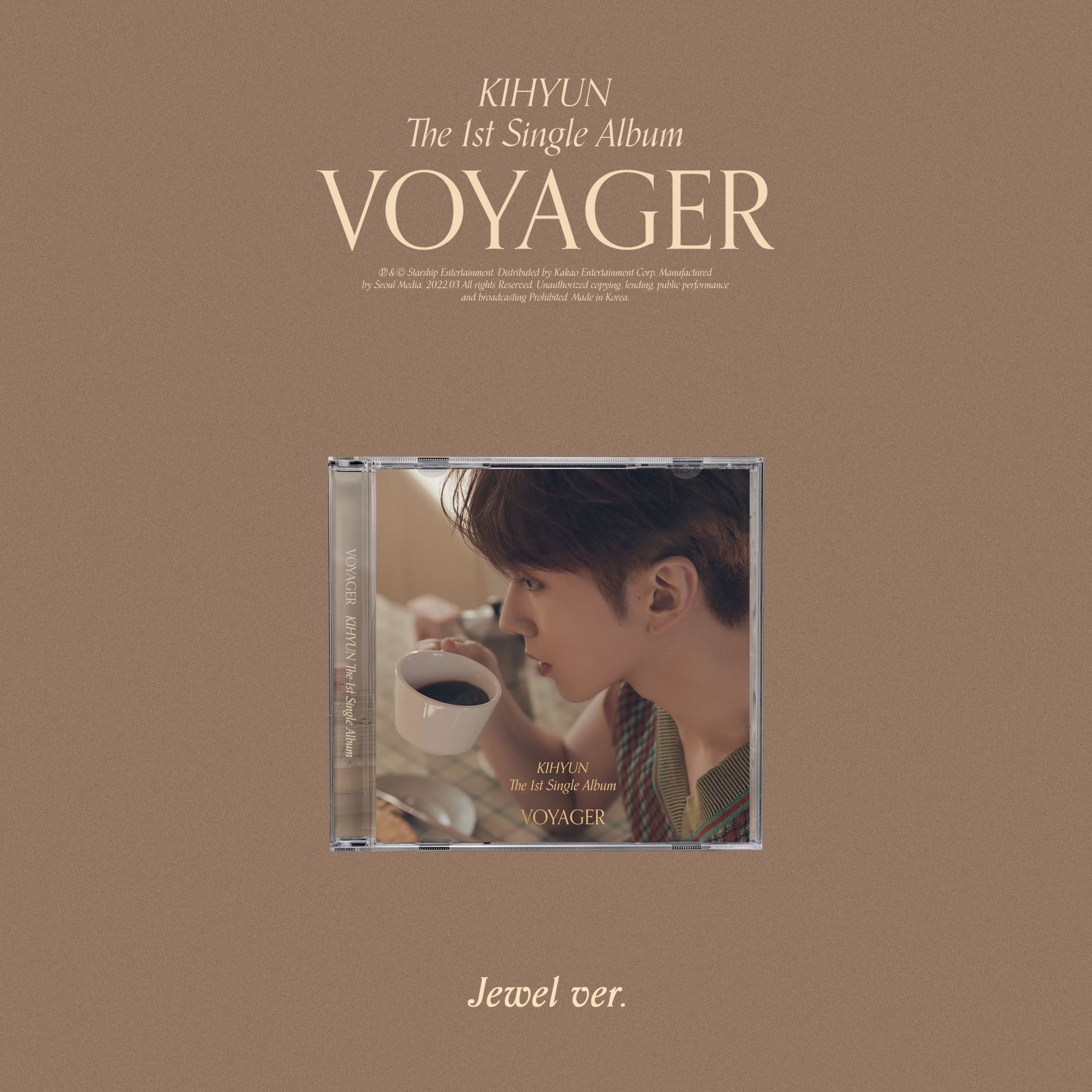 KIHYUN 1st Single Album [VOYAGER] (JEWEL Ver.)