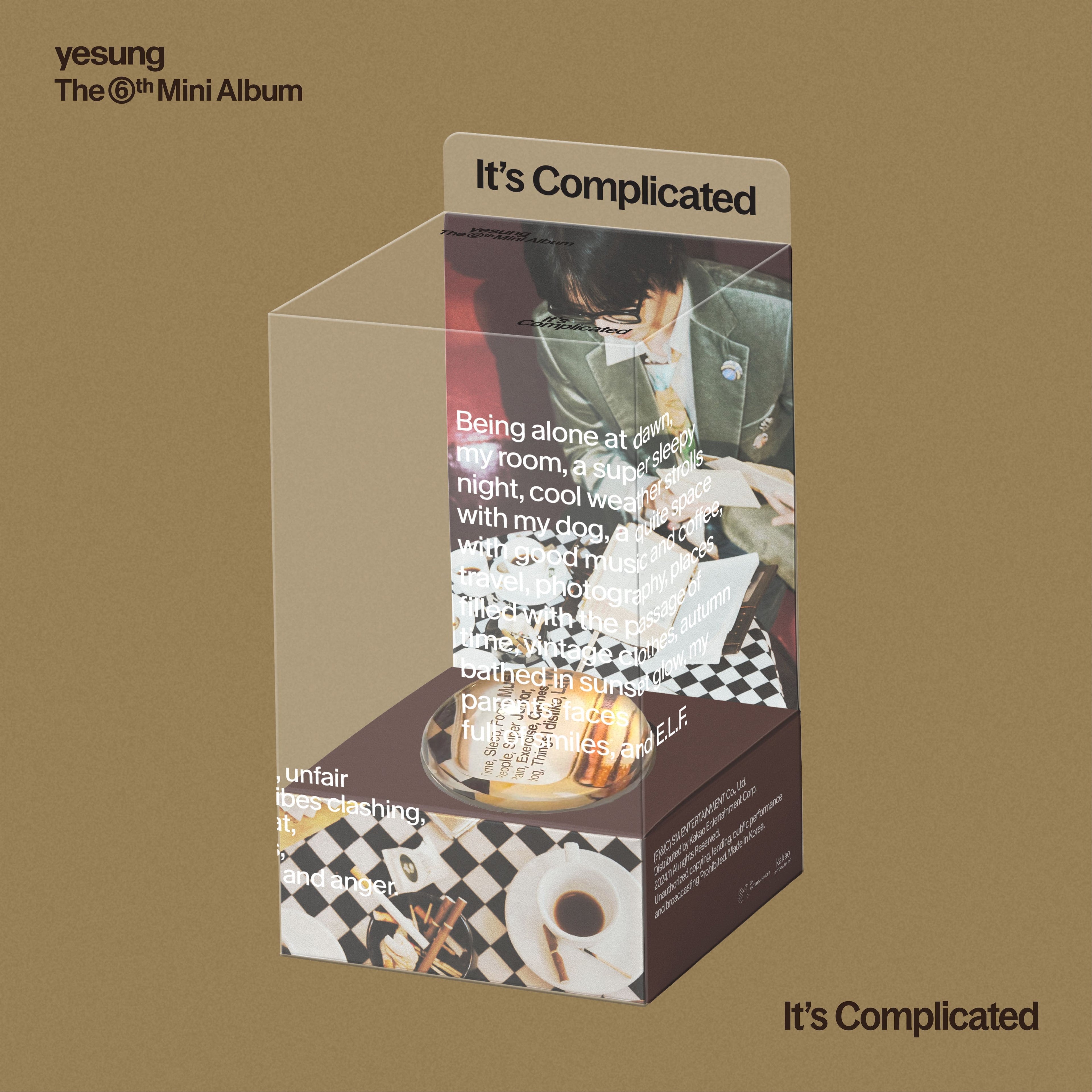 YESUNG 6th Mini Album [It's Complicated] (Special Ver.)