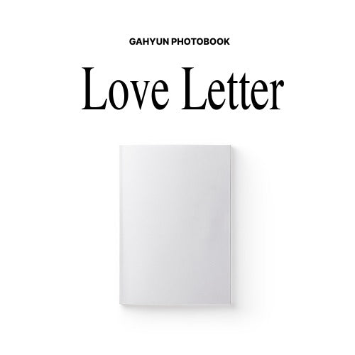 GAHYUN GAHYUN Photobook [Love Letter]