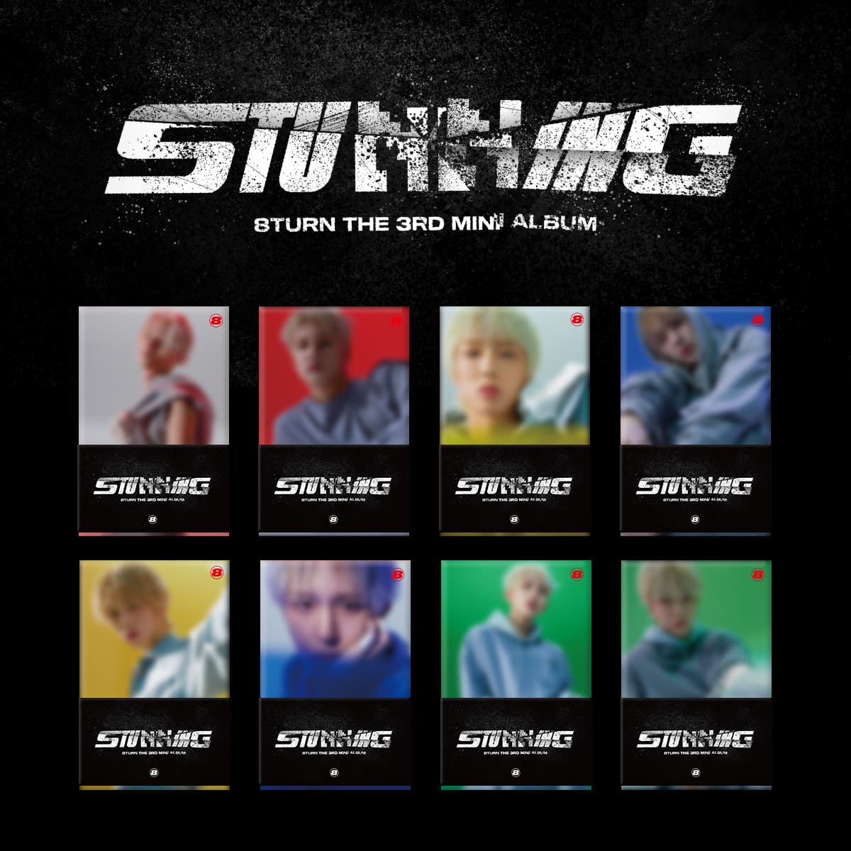 8TURN 3rd Mini Album [STUNNING] (POCA Ver.)