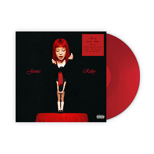 JENNIE 1st Studio Album [Ruby Vinyl] (Unsigned) (LP)