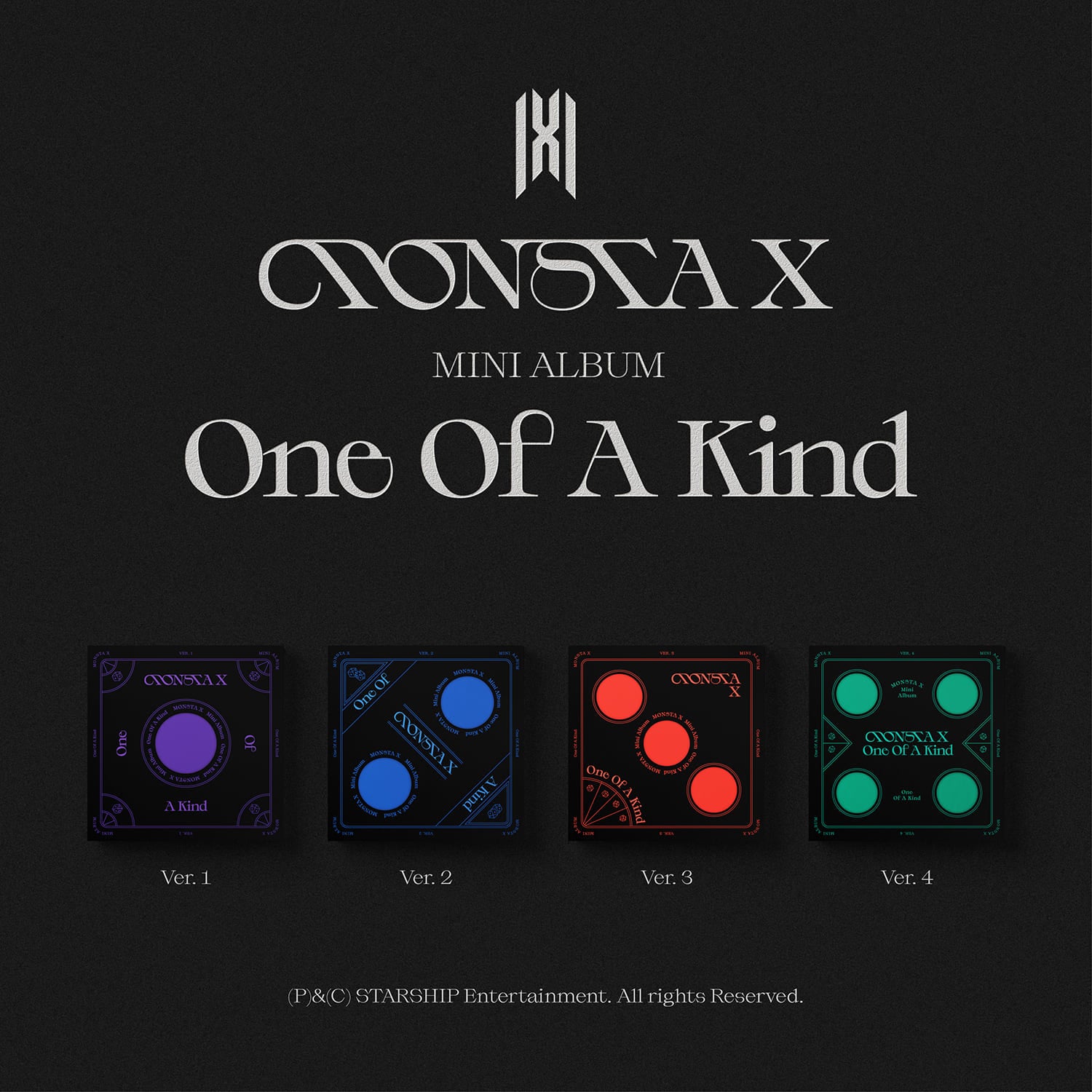 MONSTA X 9th Mini Album [ONE OF A KIND]