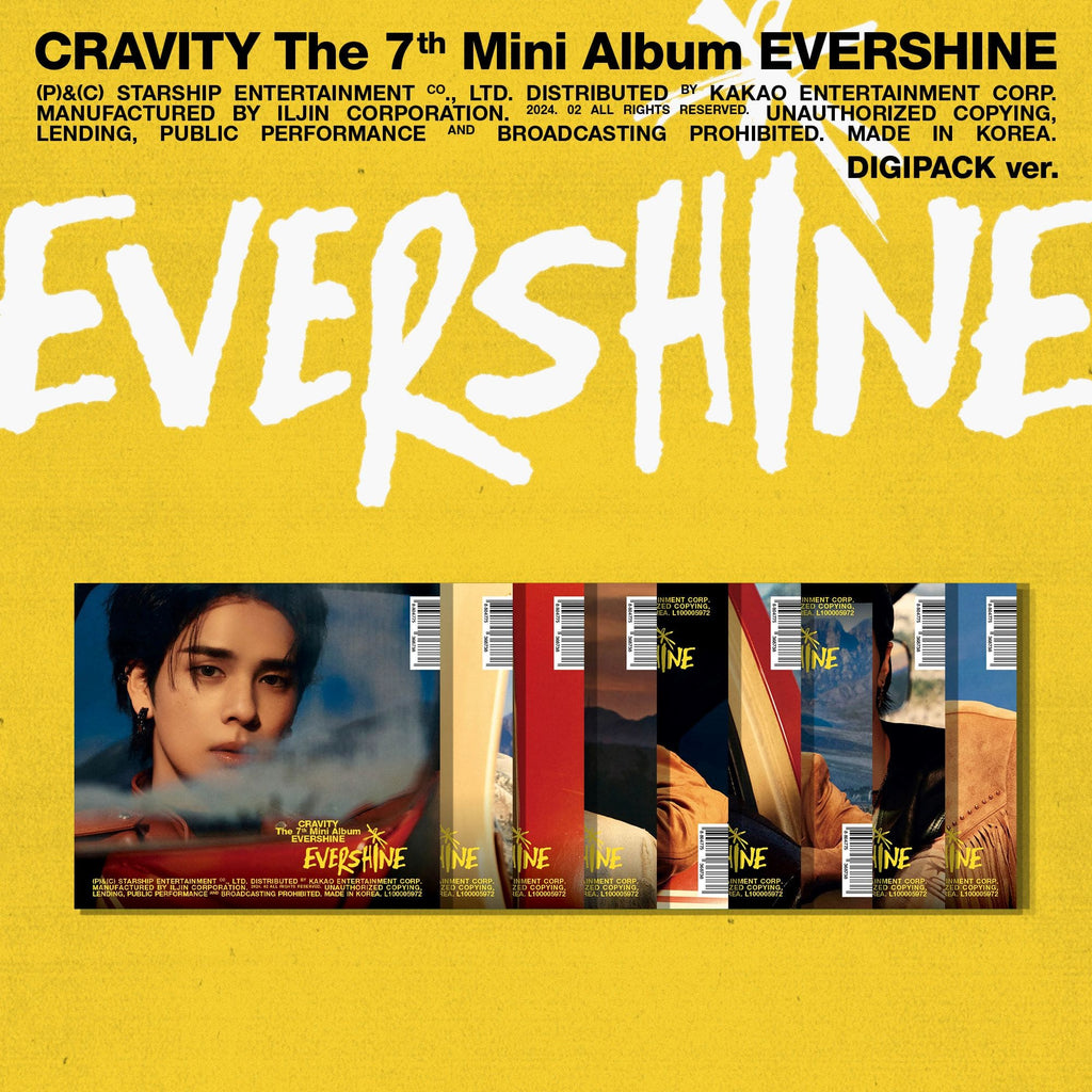 CRAVITY 7th Mini Album - EVERSHINE (DIGIPACK VERSION)