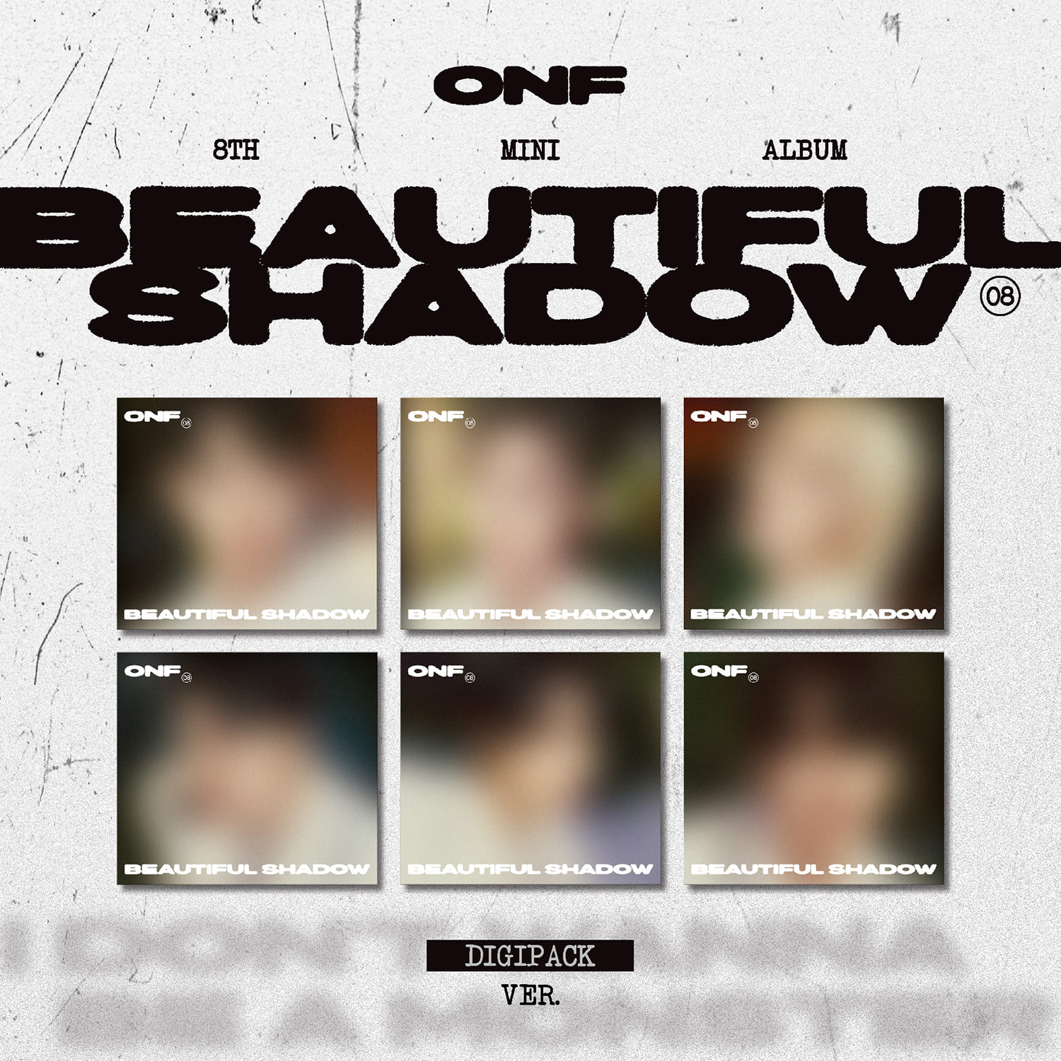 ONF 8th Mini Album [BEAUTIFUL SHADOW] (DIGIPACK Ver.)