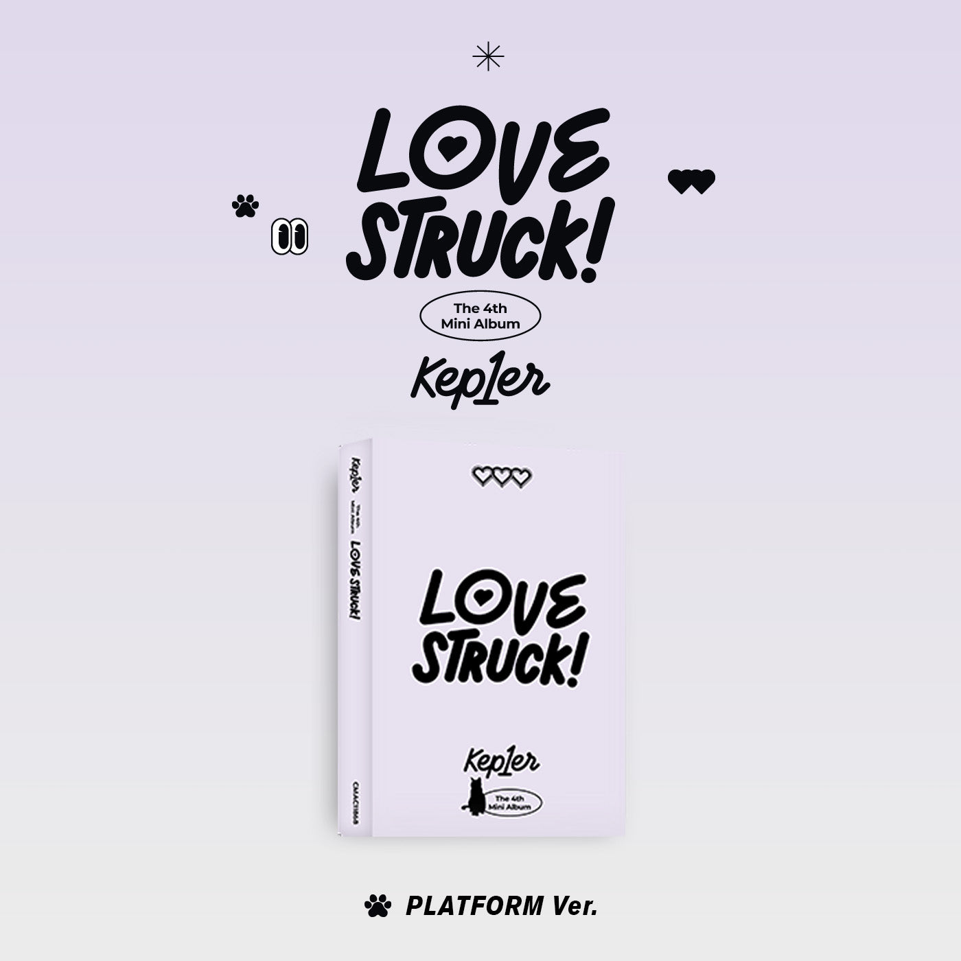 Kep1er 4th Mini Album [LOVESTRUCK!] (Platform Ver.)