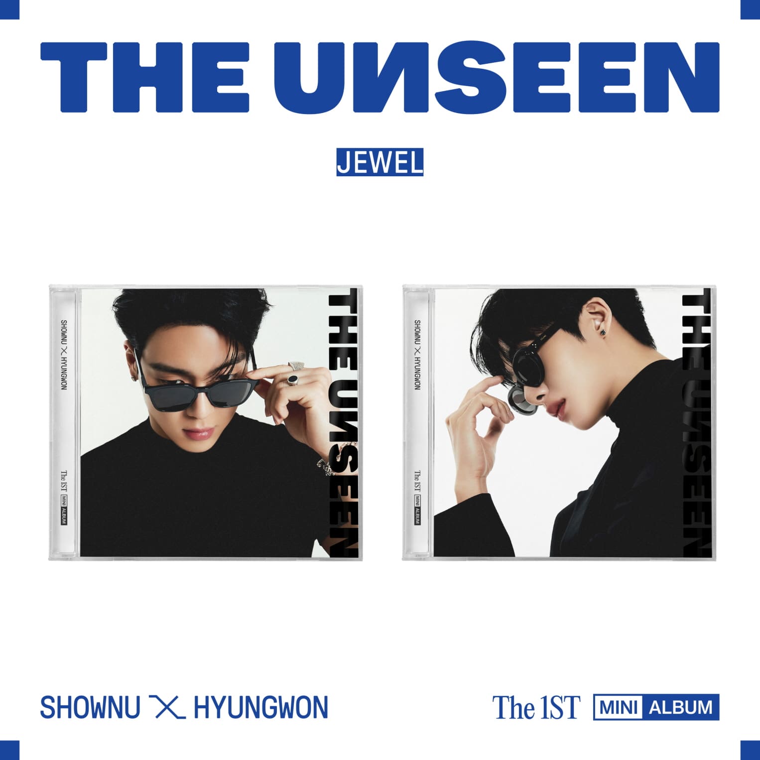 SHOWNU X HYUNGWON 1st Mini Album [THE UNSEEN] (Jewel Ver.) (Limited Edition)
