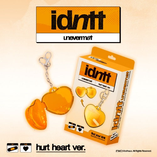 idntt 1st Mini Album [<unevermet>] (hurt heart Ver.) (Limited)
