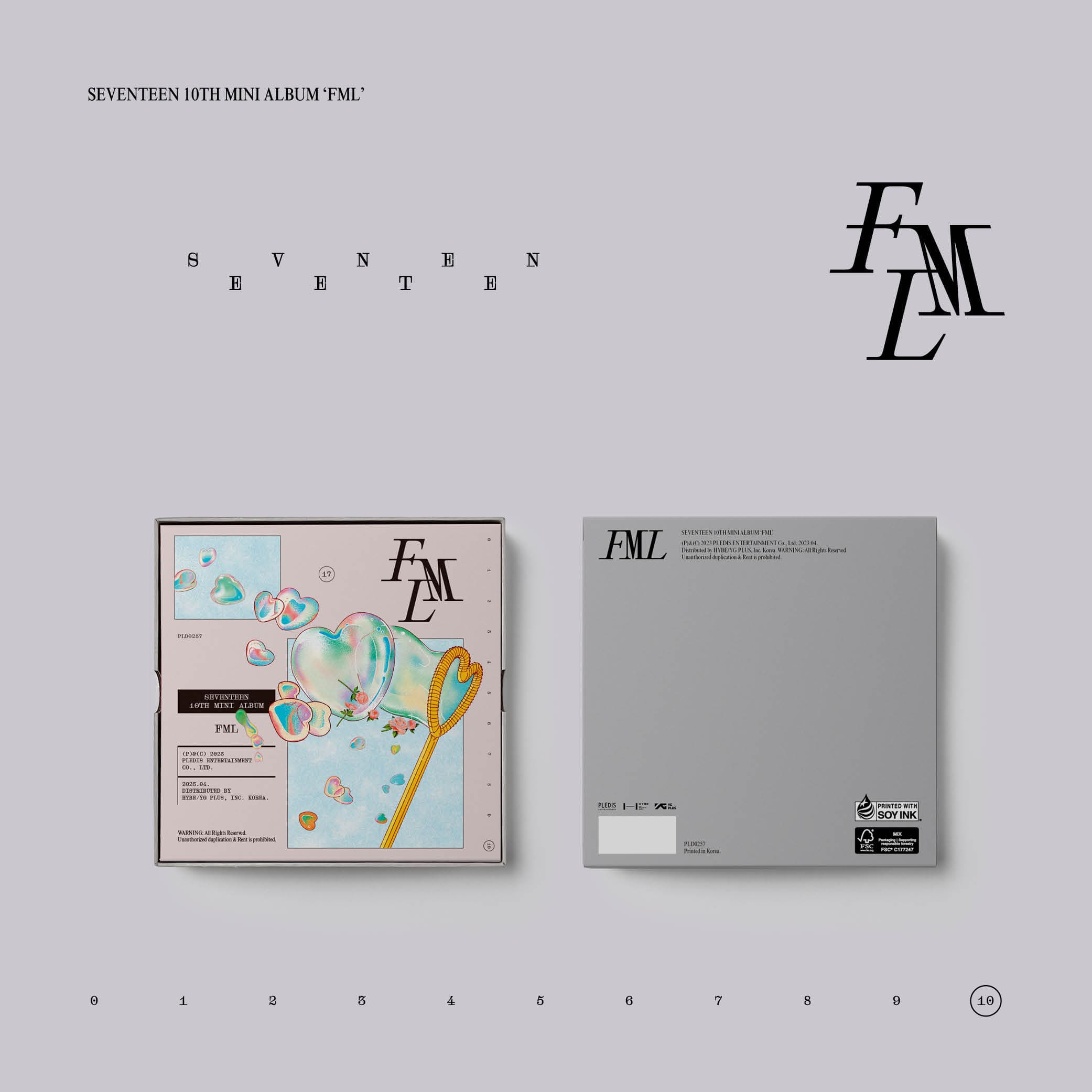 SEVENTEEN 10th Mini Album [FML] (CARAT Ver.)