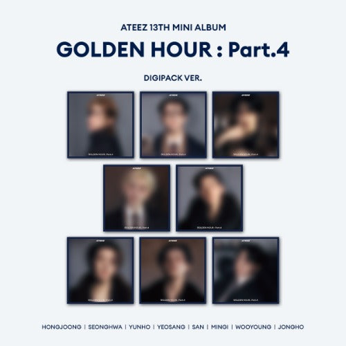 ATEEZ 13th Mini Album [GOLDEN HOUR : Part.4] (Digipack Ver.)