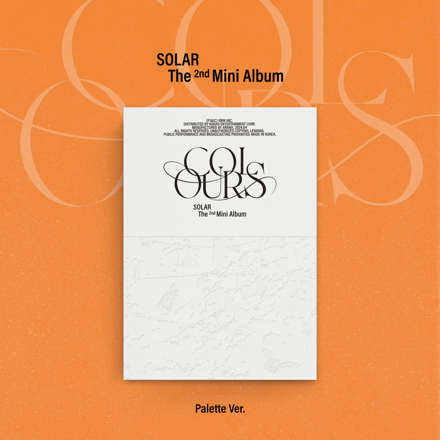 SOLAR 2nd Mini Album [COLOURS] (Palette Ver.)