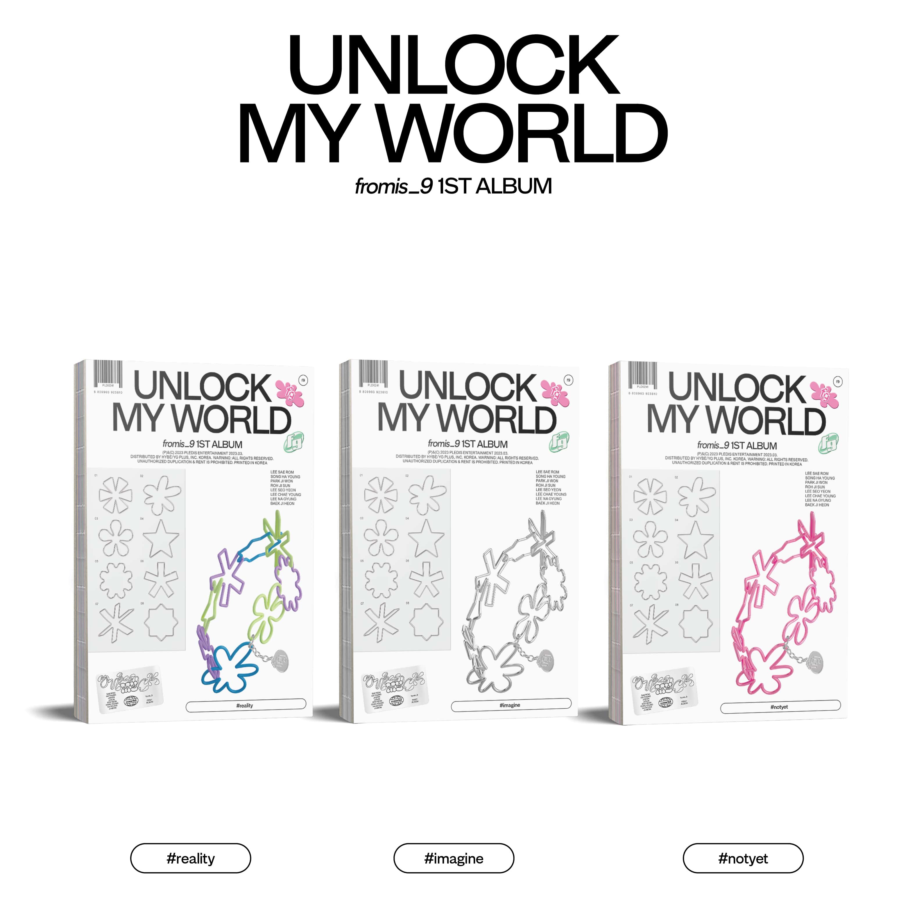 Fromis_9 Album Vol. 1 - Unlock My World