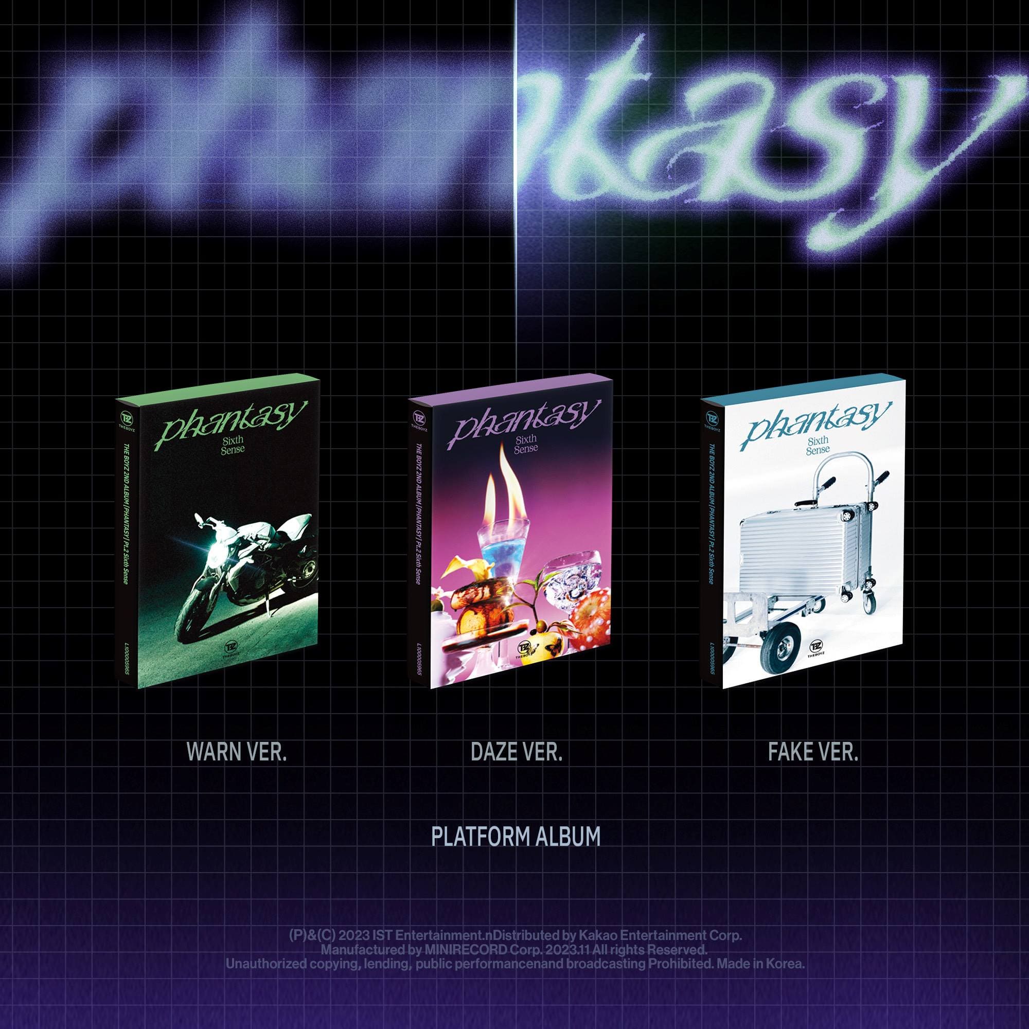 THE BOYZ 2nd Album [Part.2 Phantasy_Pt.2 Sixth Sense] (Platform Ver.)