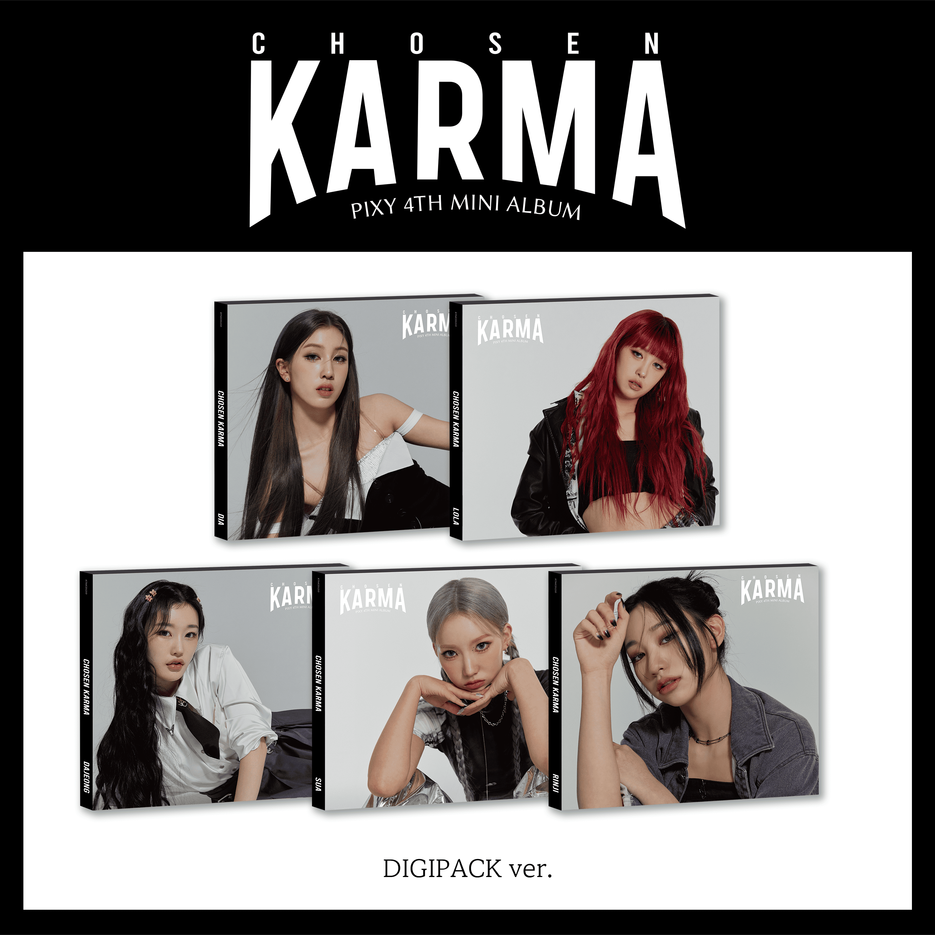 PIXY 4TH MINI ALBUM [CHOSEN KARMA] (Digipack ver.)