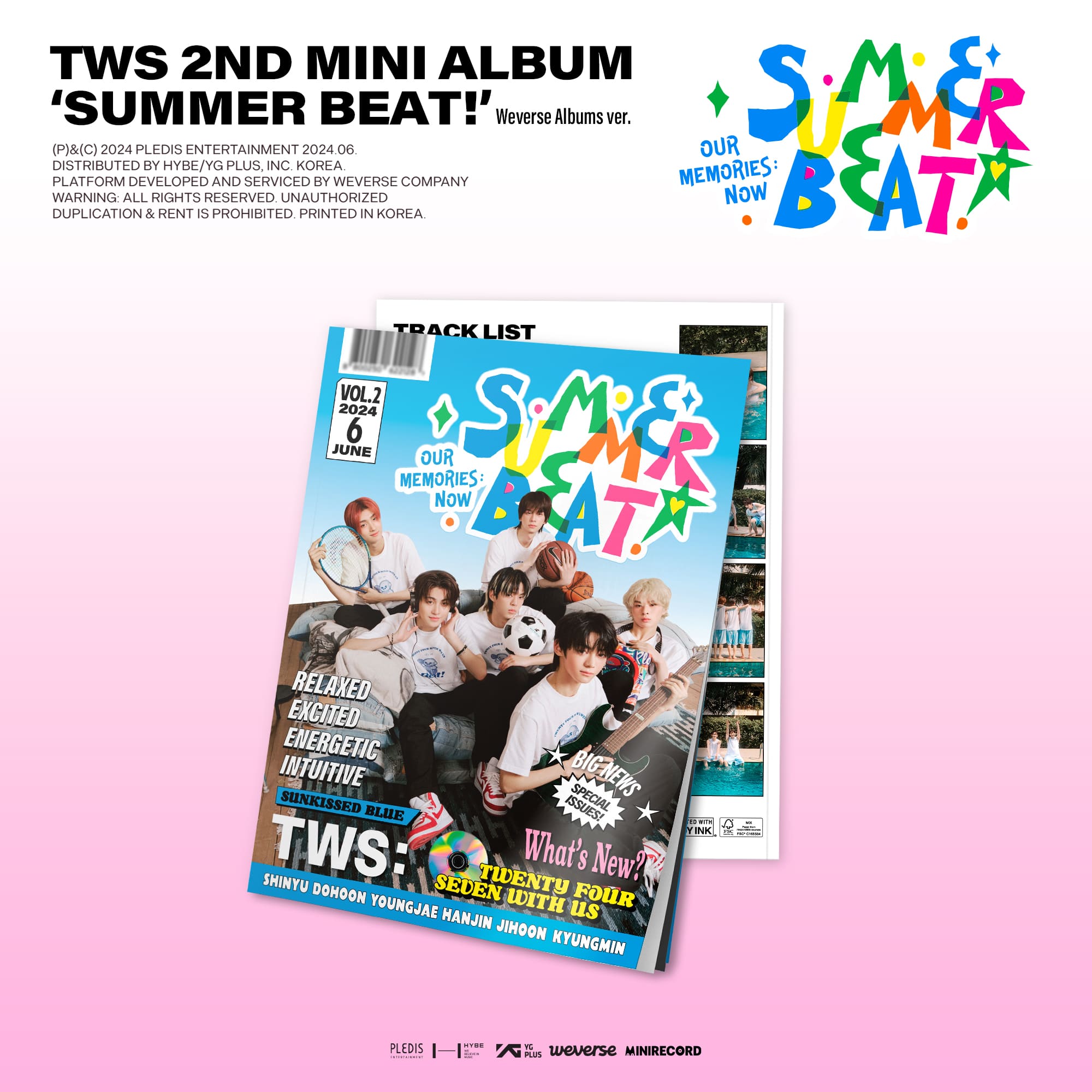 TWS 2nd Mini Album [SUMMER BEAT!] (Weverse Album Ver.)