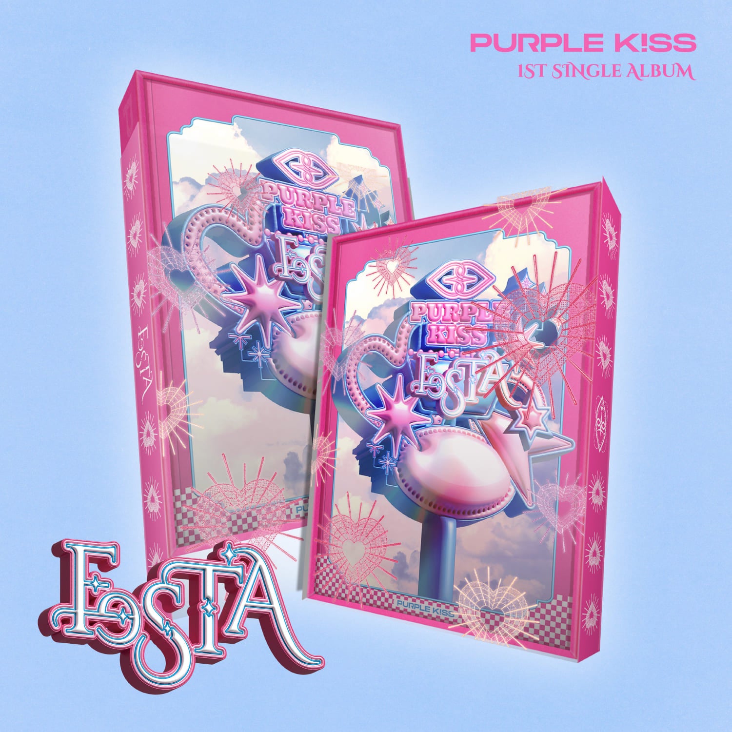 PURPLE KISS 1st Single Album [FESTA] (Main Ver.)