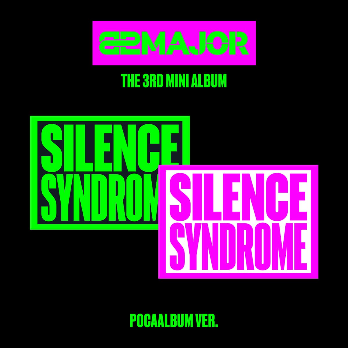 82MAJOR 3rd Mini Album [SILENCE SYNDROME] (SILENCE+ Ver. / SYNDROME+ Ver.) (POCA Ver.)