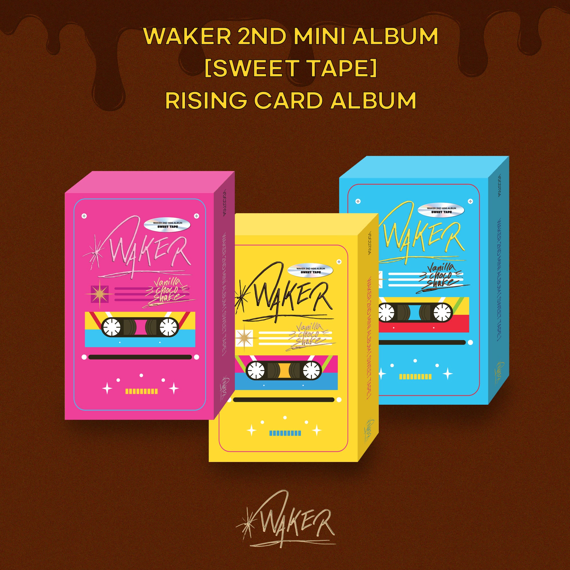 WAKER 2nd Mini Album [Sweet Tape] (RISING CARD ALBUM)
