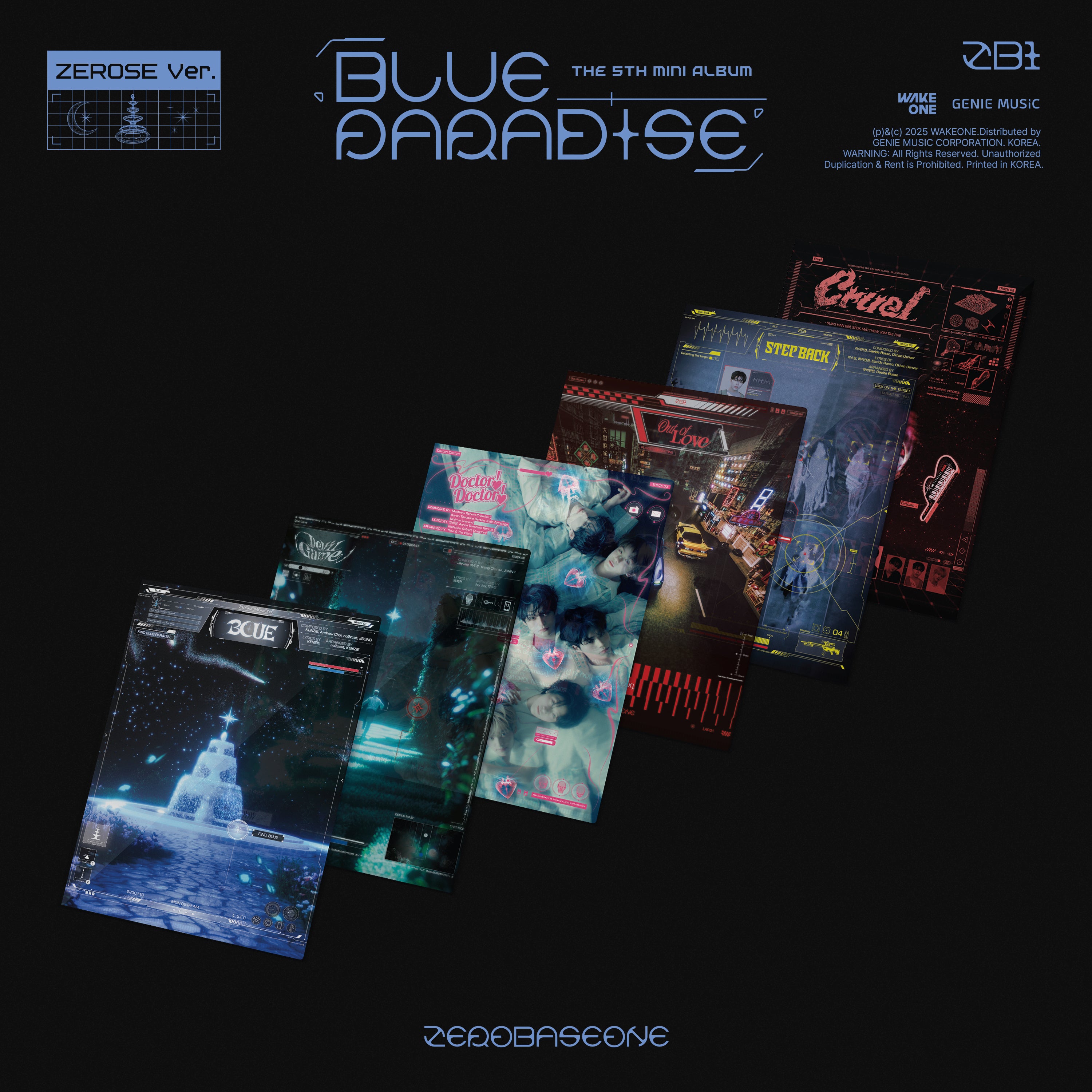 ZEROBASEONE 5th Mini Album [BLUE PARADISE] (ZEROSE Ver.)