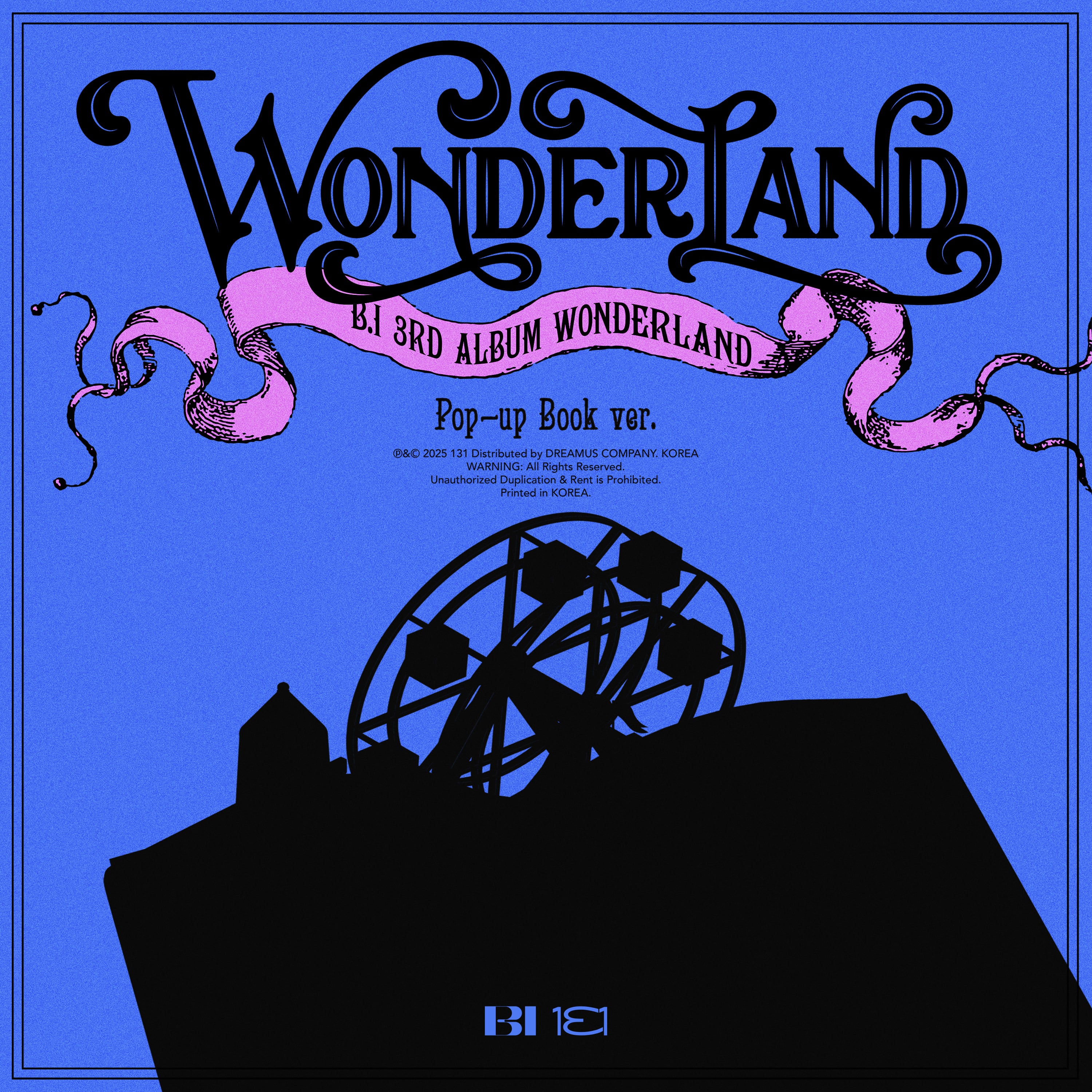 B.I - [WONDERLAND] (3RD ALBUM) (POP-UP BOOK VER.)