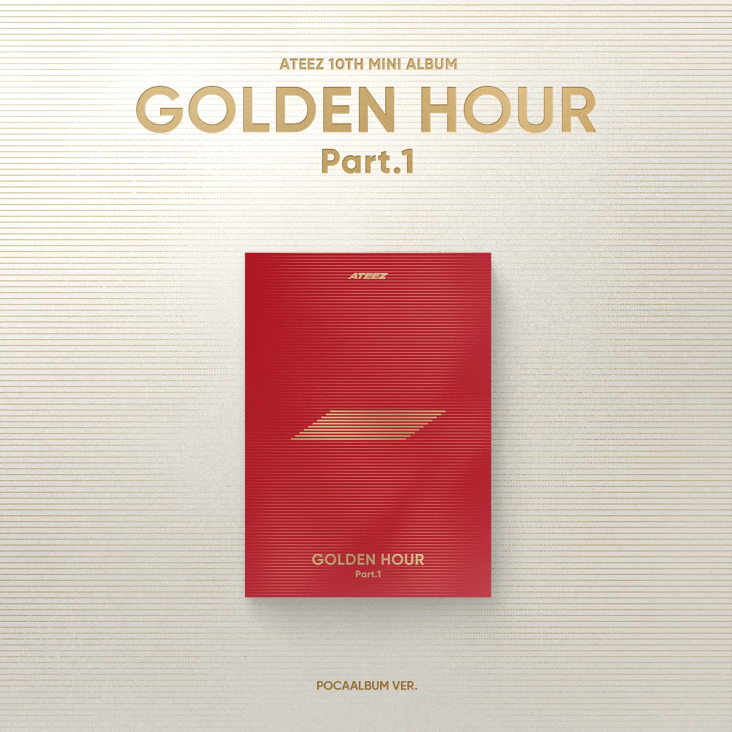 ATEEZ 10TH MINI ALBUM – GOLDEN HOUR : Part.1 (POCAALBUM)