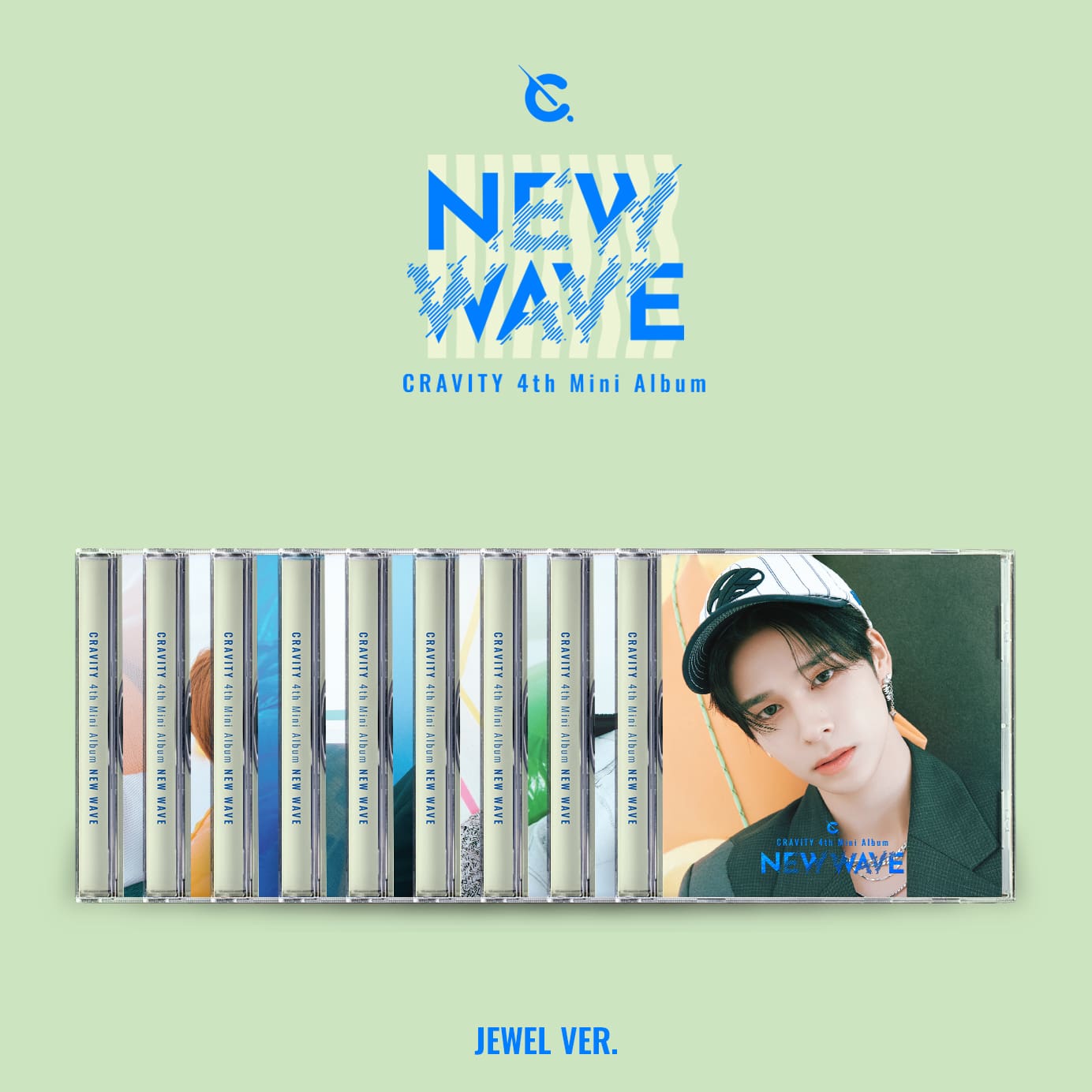 CRAVITY 4th Mini Album [NEW WAVE] (Jewel Ver.) (Limited Edition)