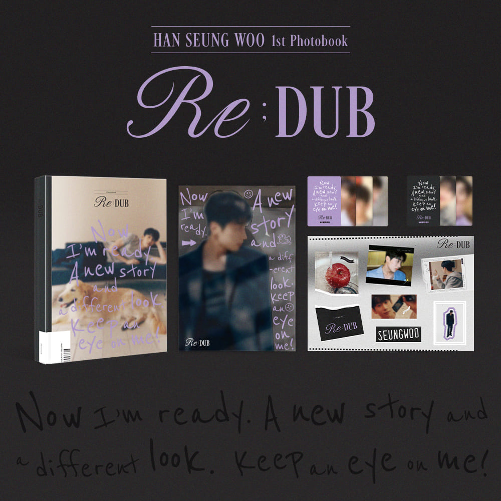 HAN SEUNG WOO 1st Photobook [Re;DUB]