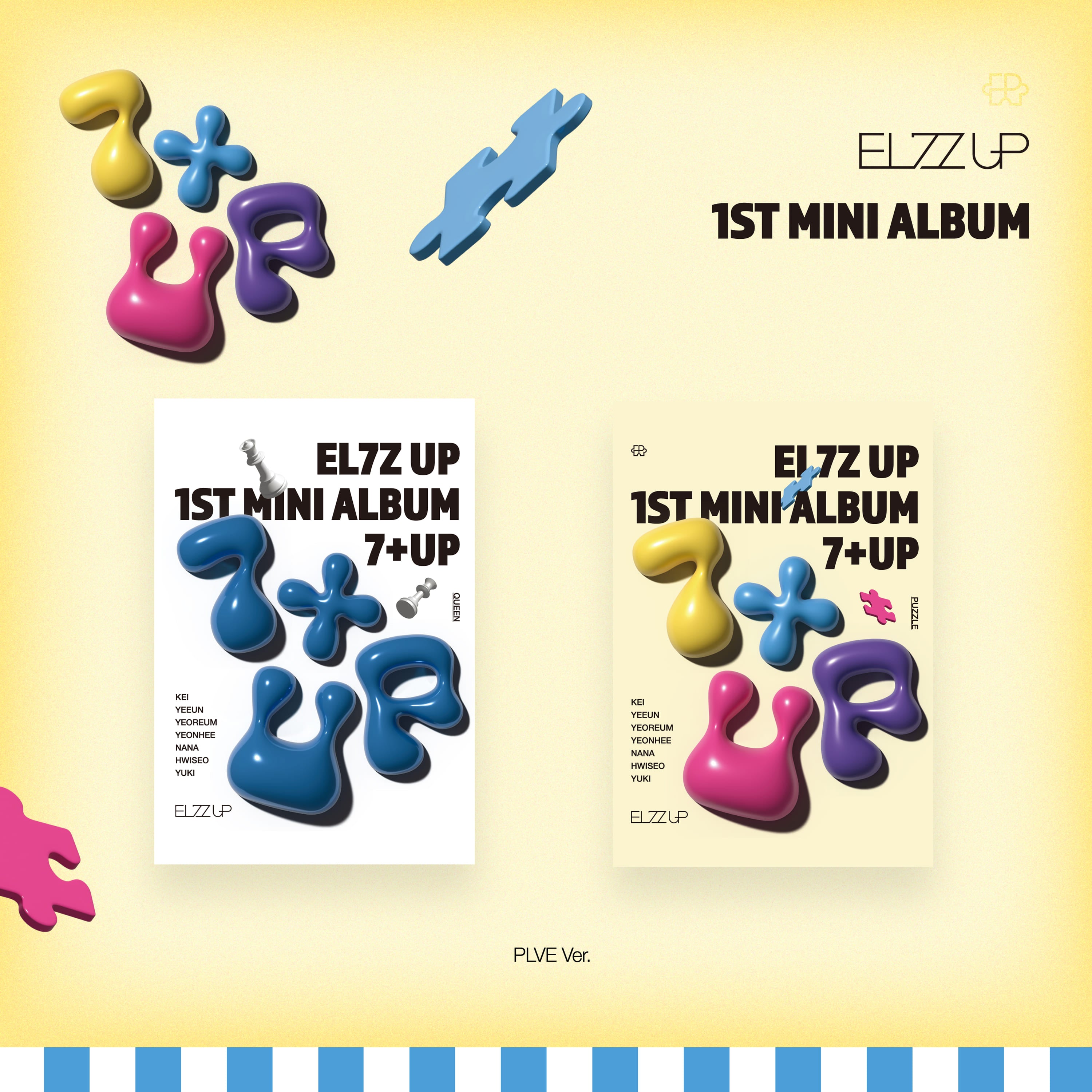 EL7Z UP 1st Mini Album [7+UP] (PLVE Ver.)