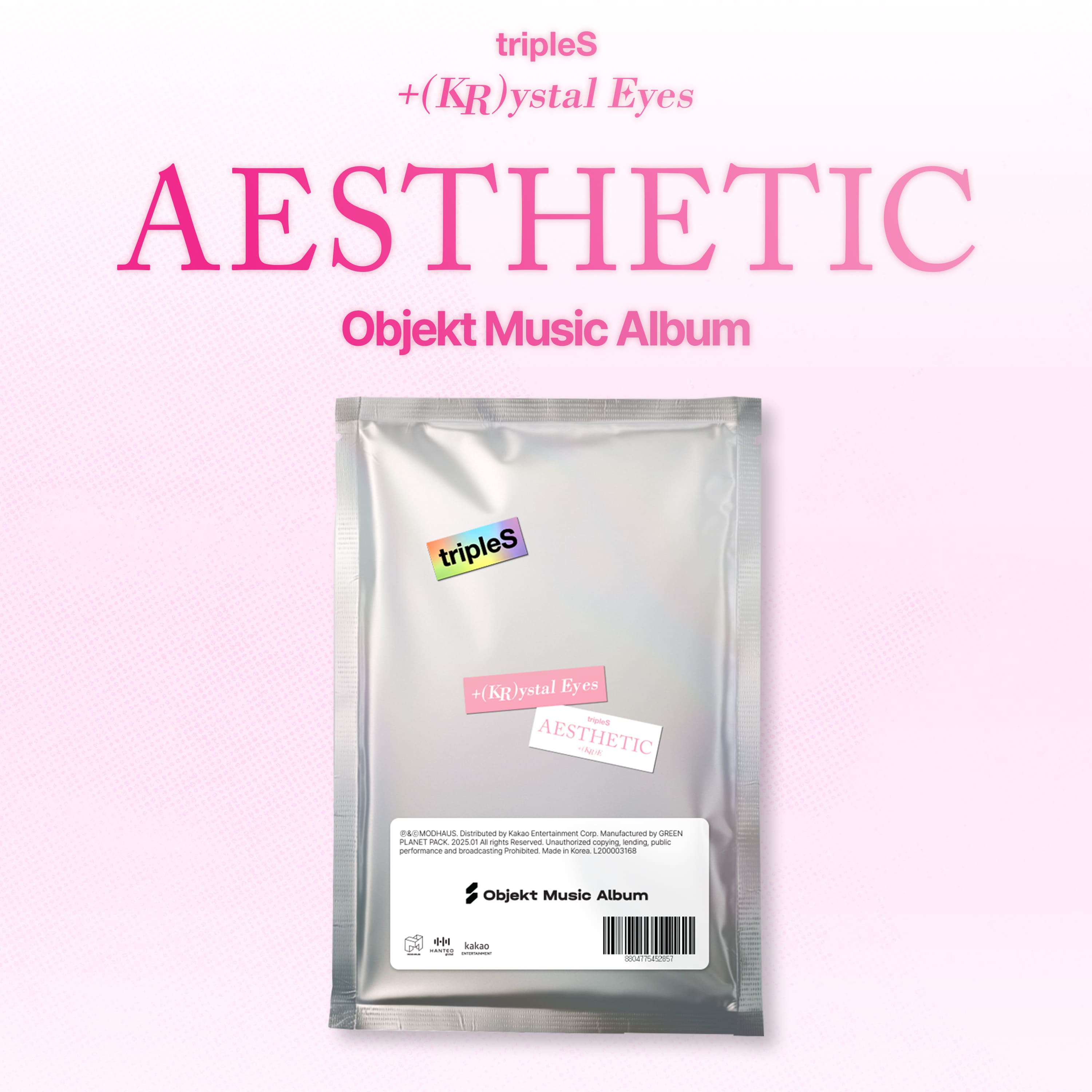 tripleS Mini Album +(KR)ystal Eyes [AESTHETIC] (Objekt Music Album)