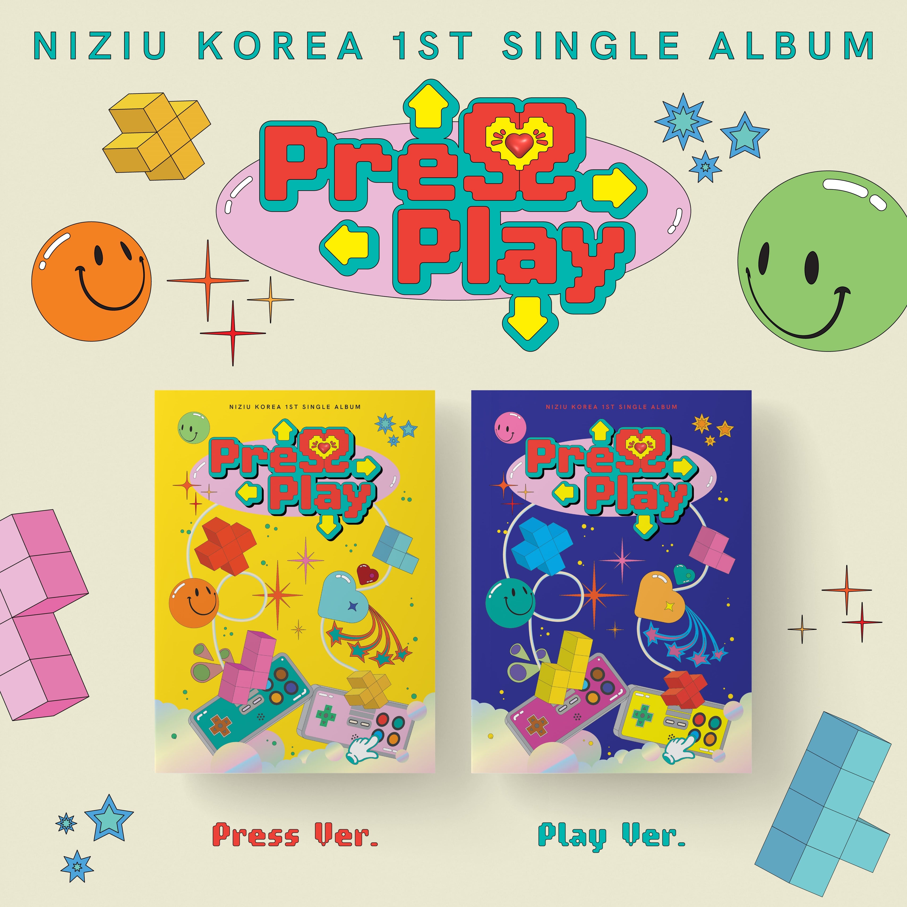 NiziU - PRESS PLAY (1ST SINGLE ALBUM)