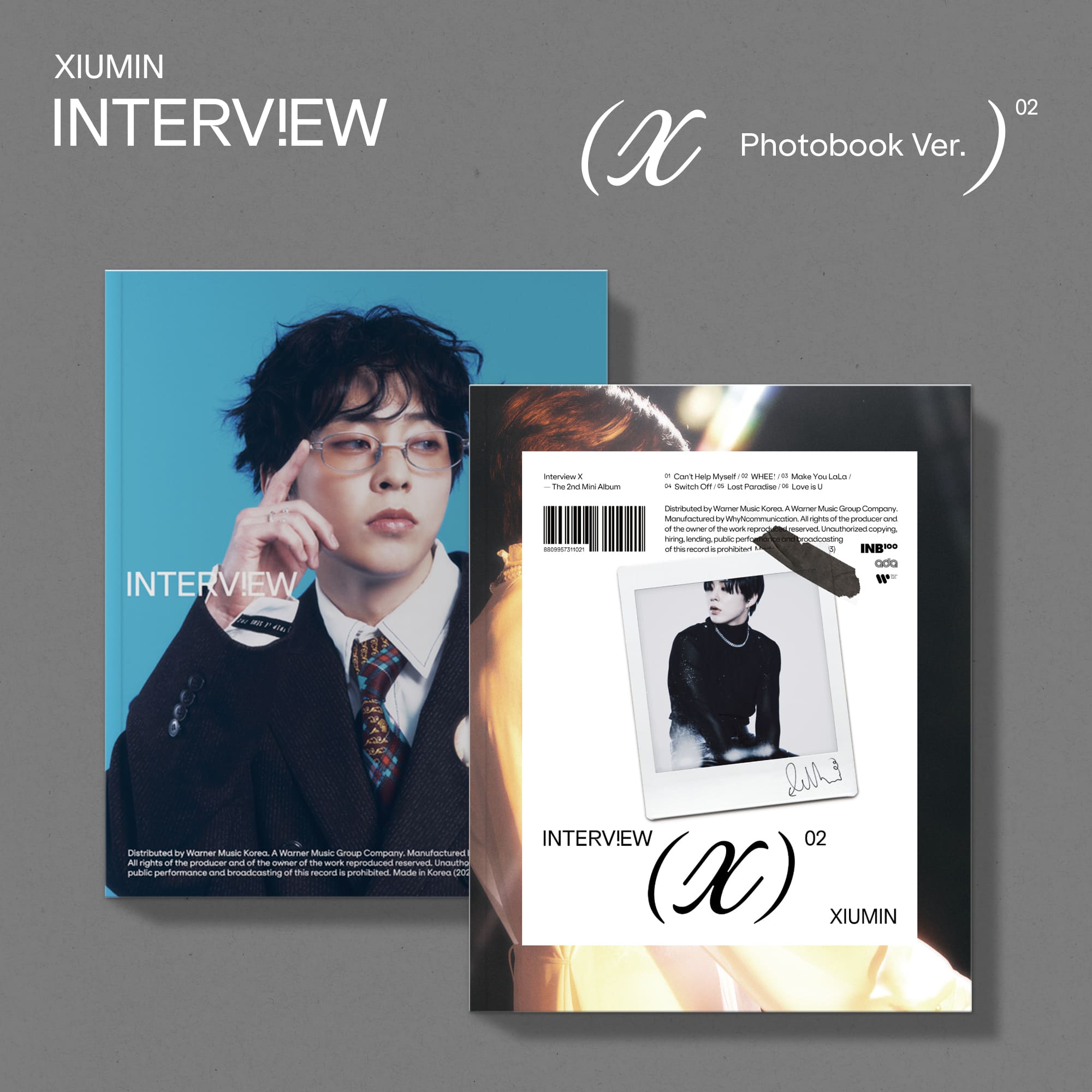 XIUMIN 2nd Mini Album [Interview X] (Photobook Ver.)