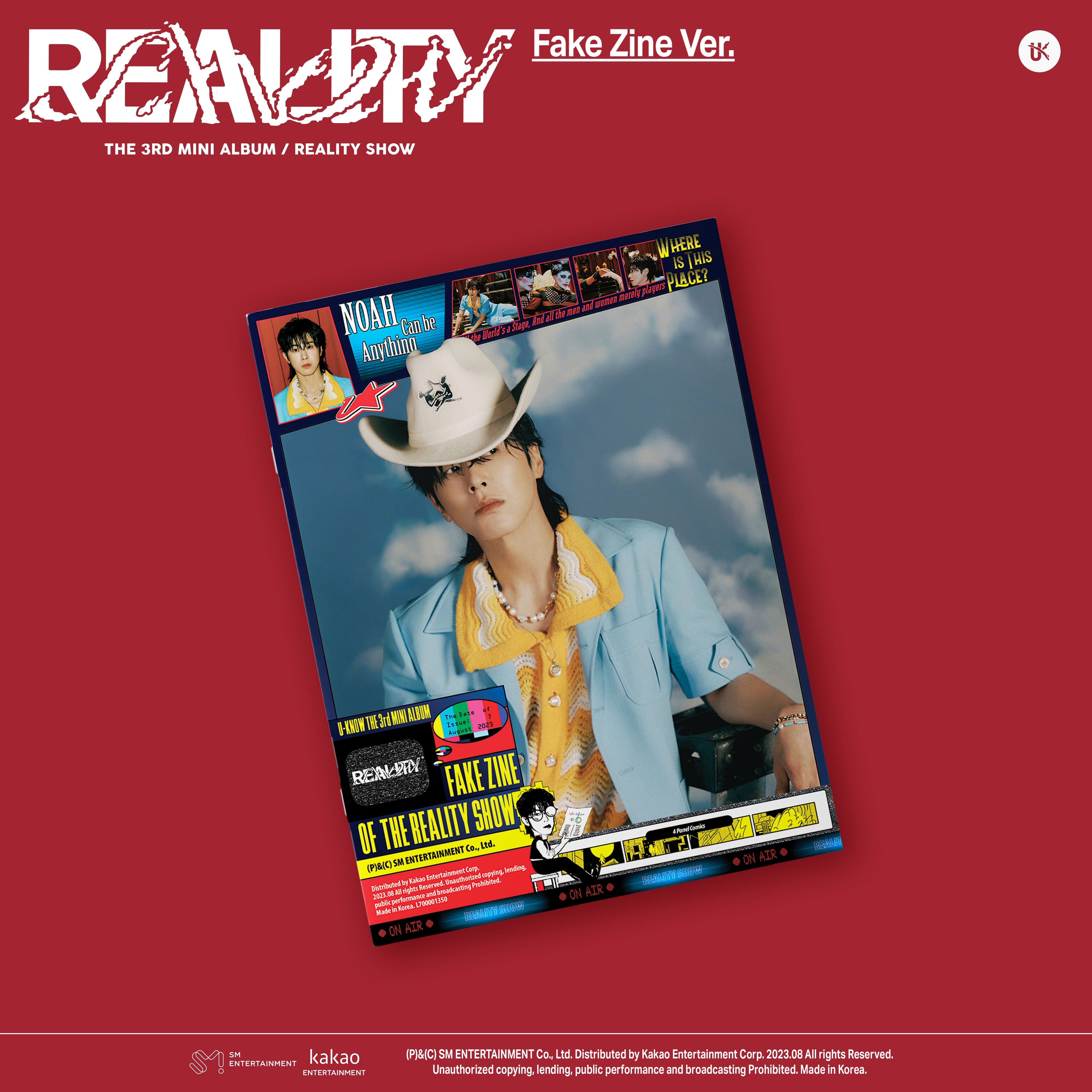 U-Know 3rd Mini Album [Reality Show] (Fake Zine Ver.)