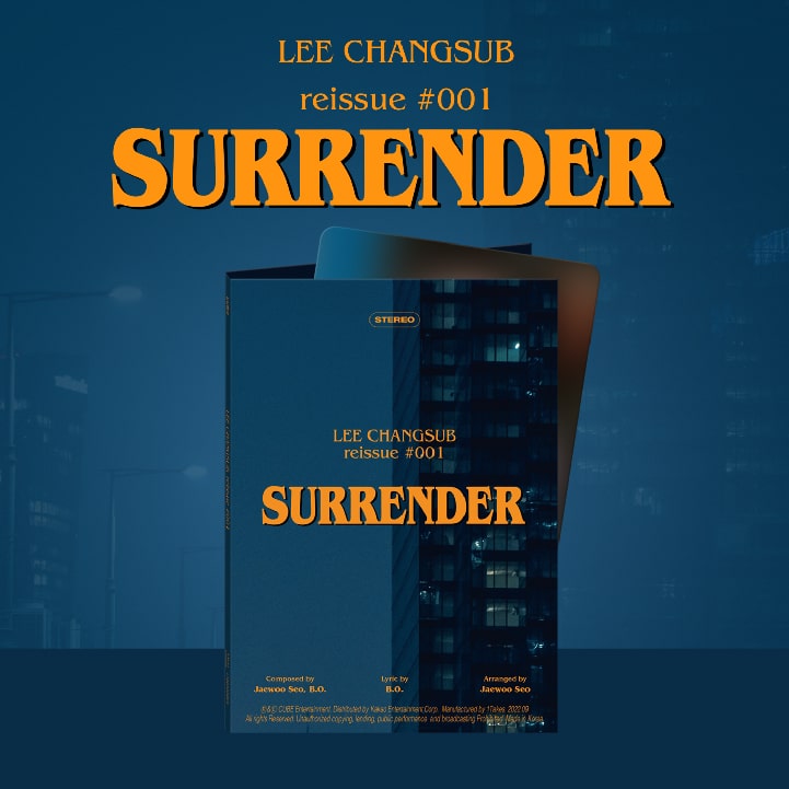 LEE CHANGSUB Special Single [reissue #001 'SURRENDER'] (Platform Ver.)
