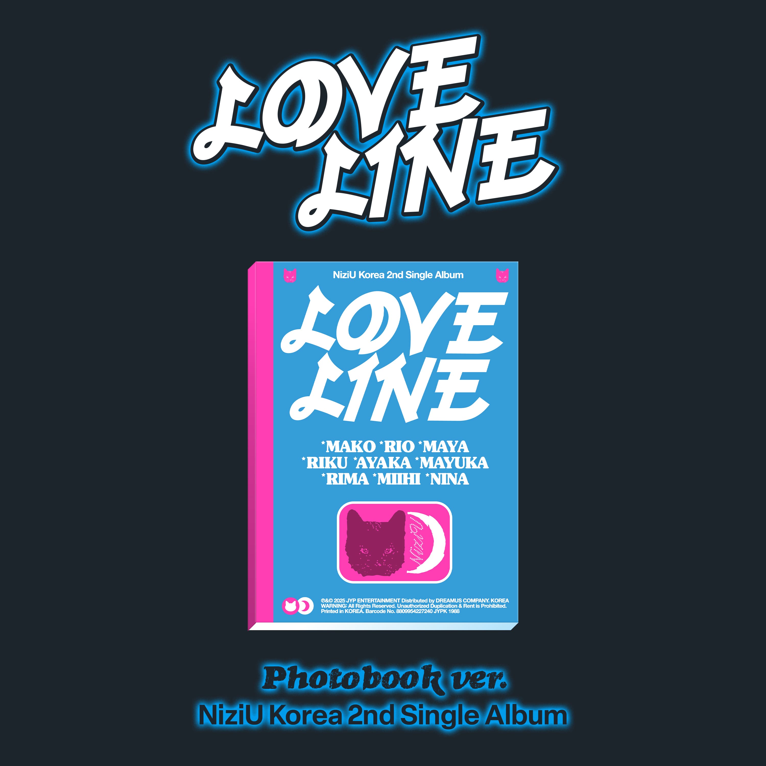 NiziU 2nd Single Album [LOVE LINE]